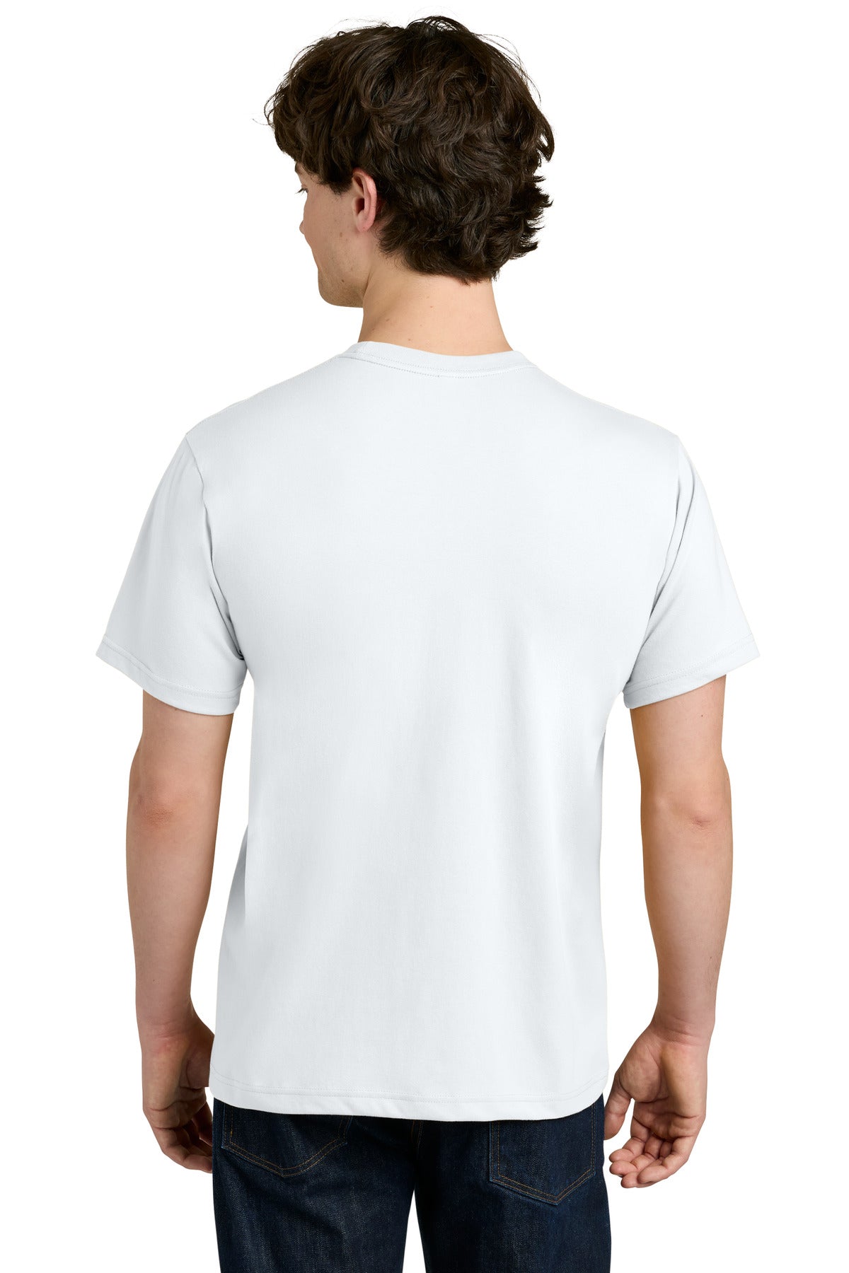 White Next Level Apparel Ideal Jersey Tee NL1810