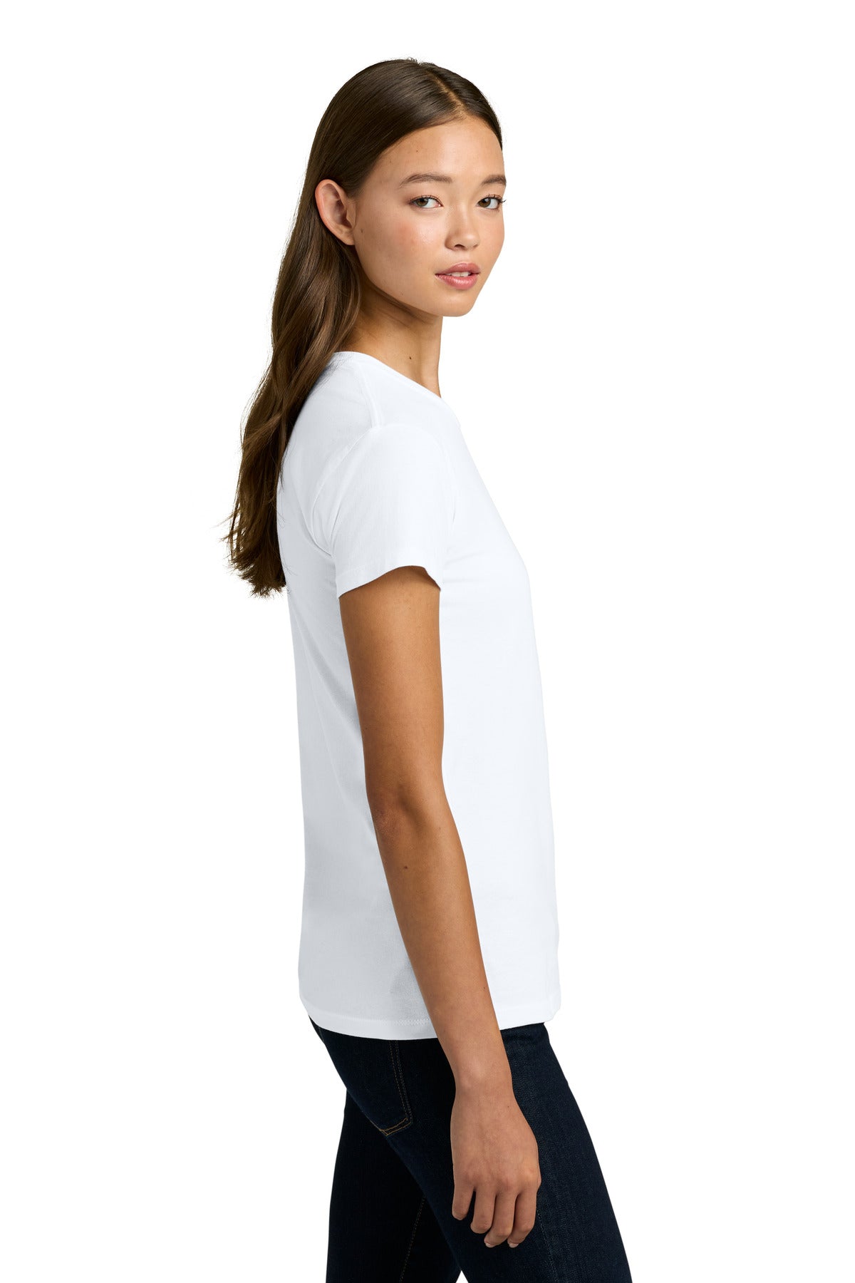 White Next Level Apparel Women's Cotton Relaxed Tee NL3910