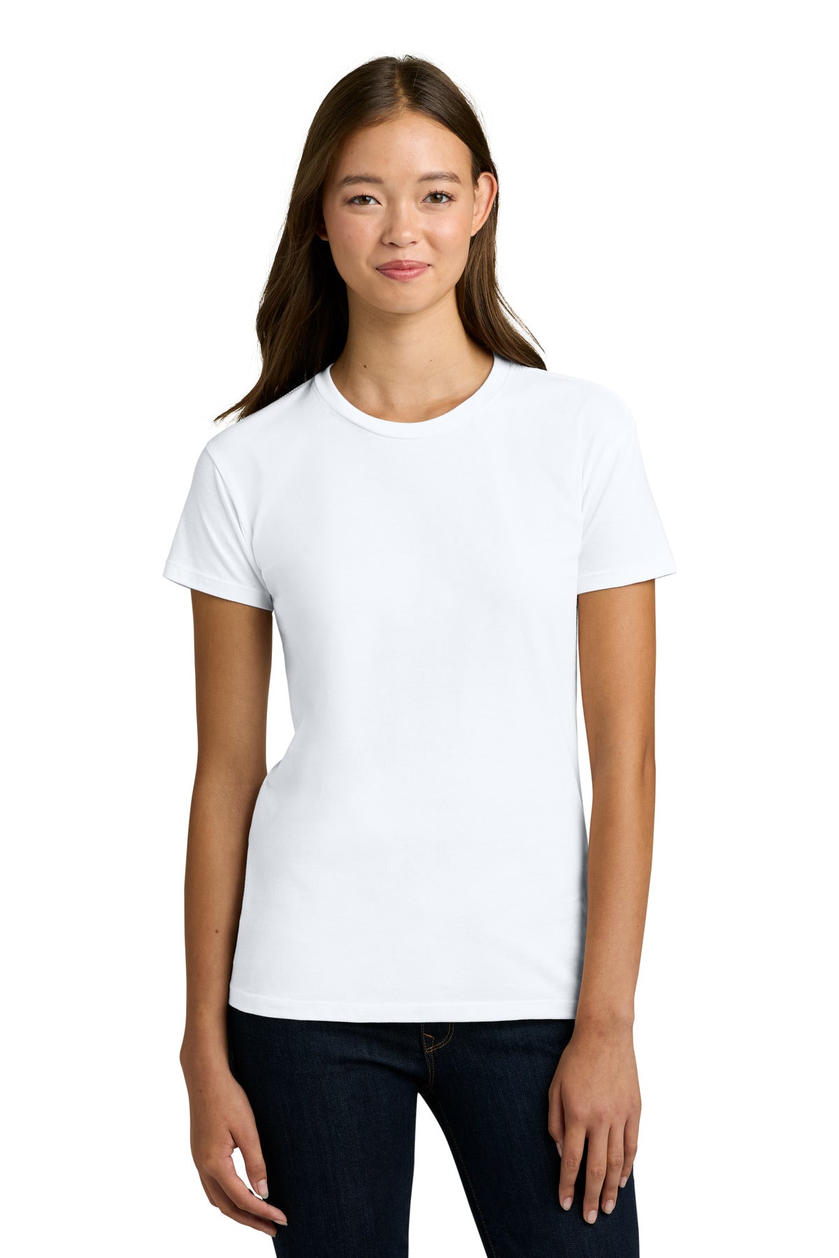 White Next Level Apparel Women's Cotton Relaxed Tee NL3910