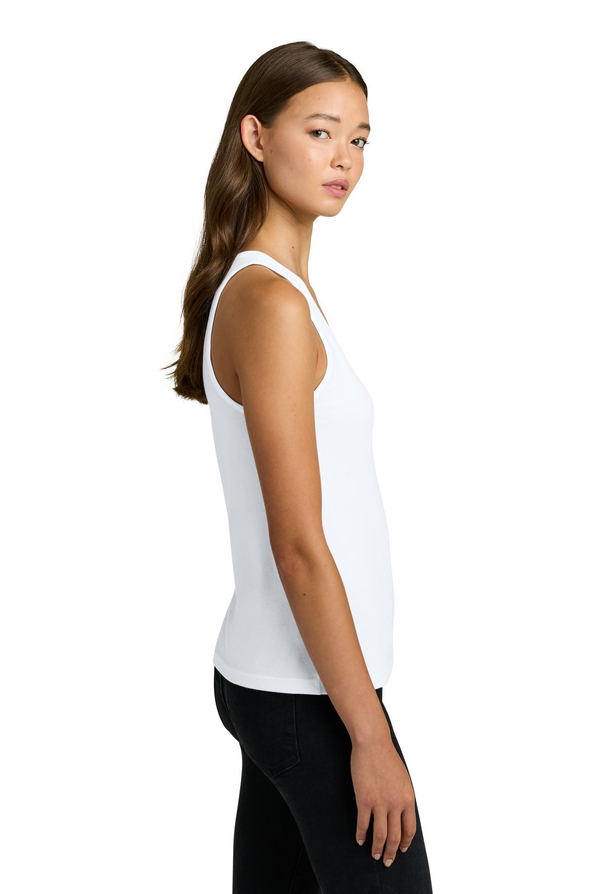 White Next Level Apparel Women's Cotton Tank NL3933