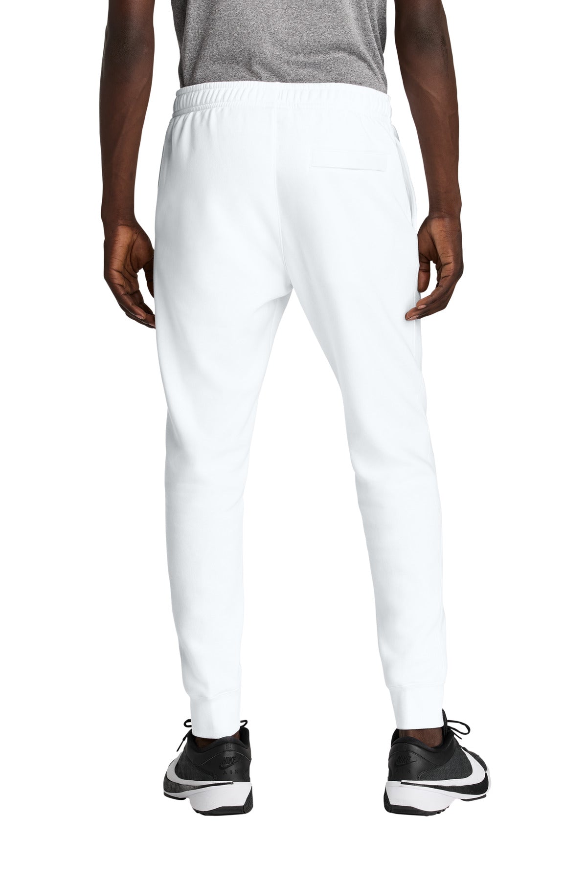 White Nike Club Fleece Jogger NKHM8045