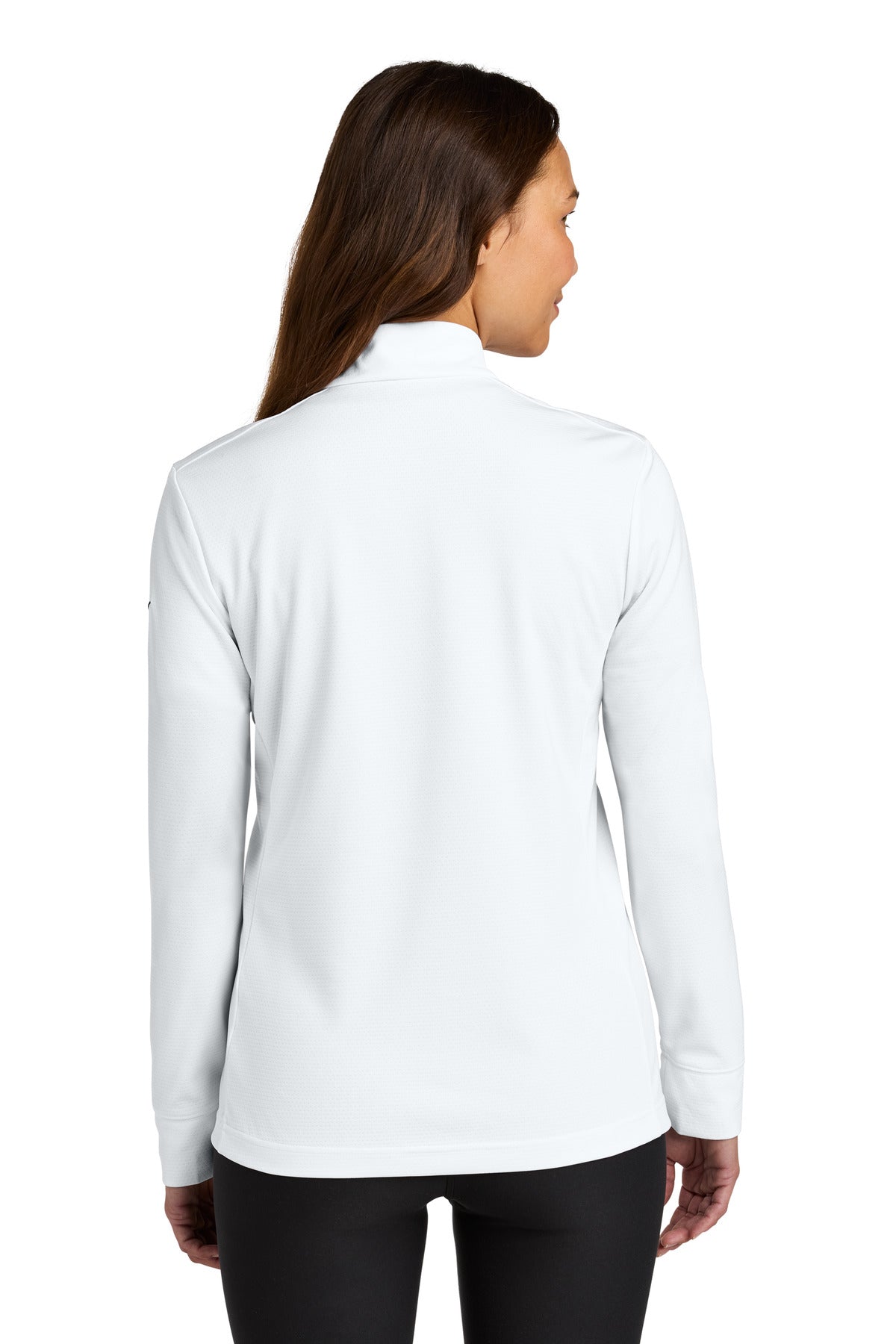 White Nike Women's Essential 1/2-Zip Cover-Up NKHM7969
