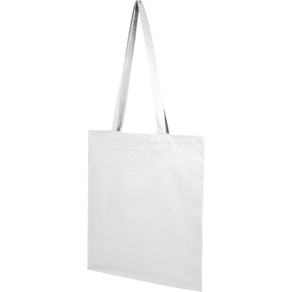 White Organic 4oz Cotton Tote plain