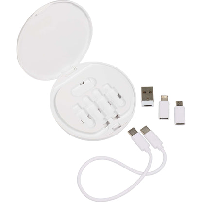 White Pad Pal 15W Wireless Charging Pad and 65W Cable Ki