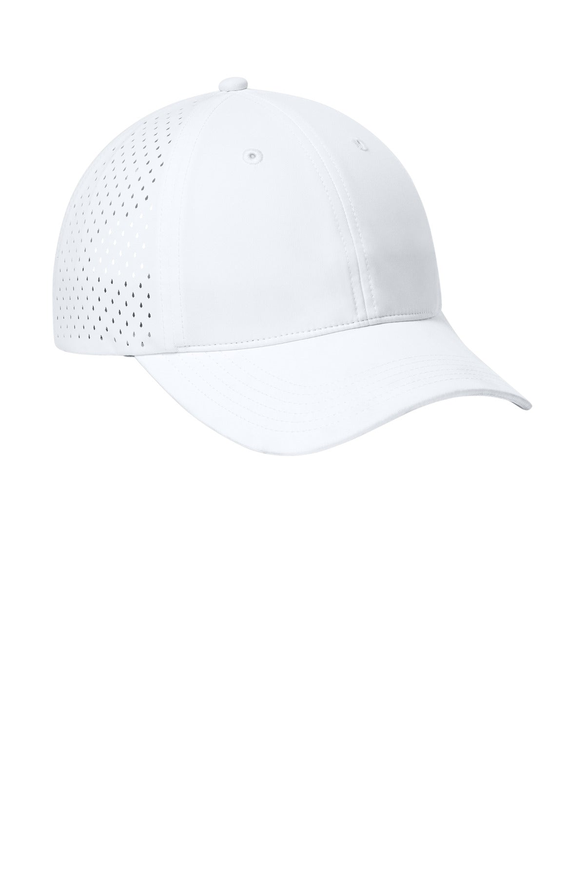 White Port Authority All-Day Performance UPF Perforated Cap C995