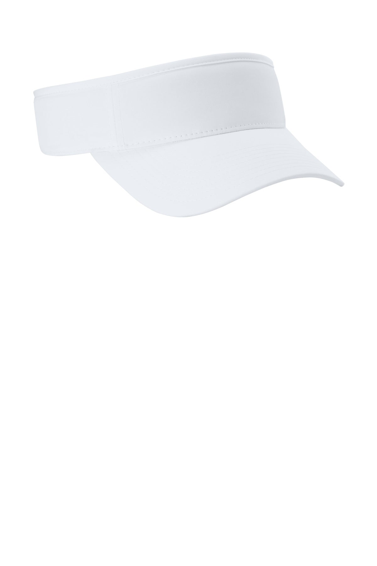 White Port Authority Poly Visor C983