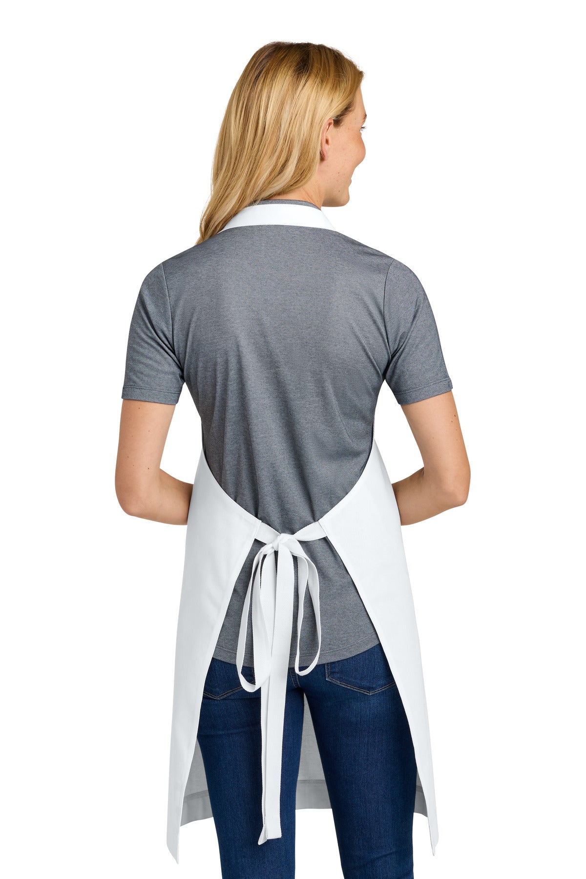 White Port Authority Signature Heavy Twill Bib Apron A900