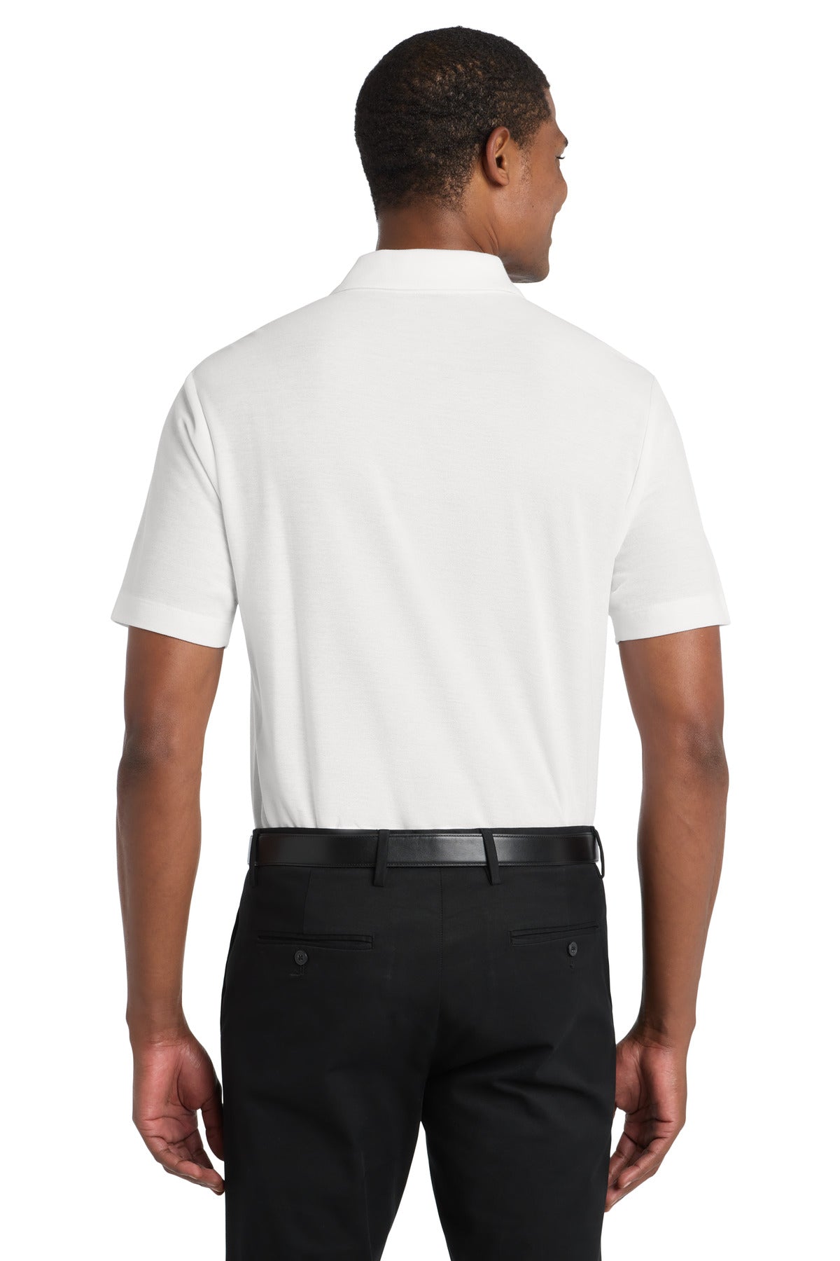 White Port Authority SuperPro React Polo. K810