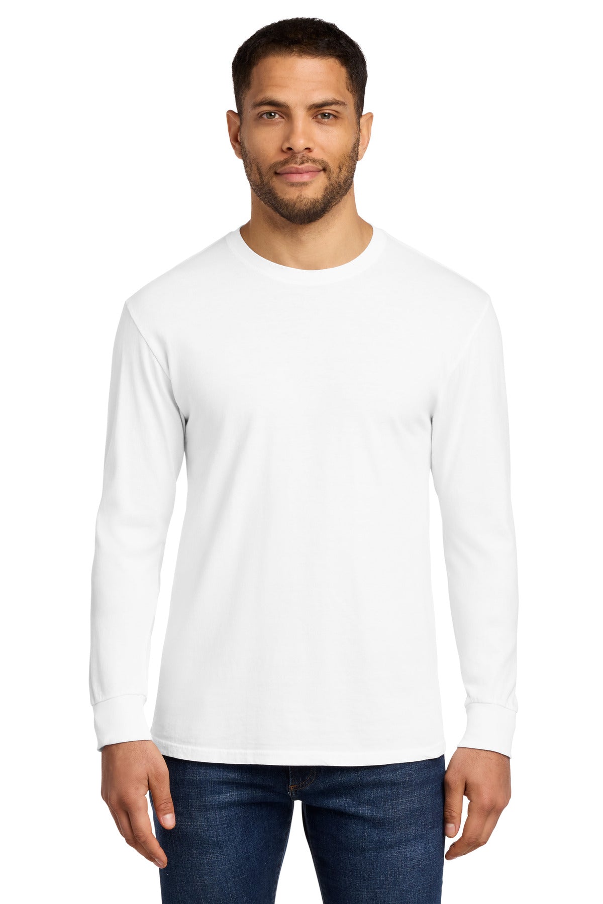 White Port & Co Beach Wash Garment-Dyed Long Sleeve Tee PC099LS