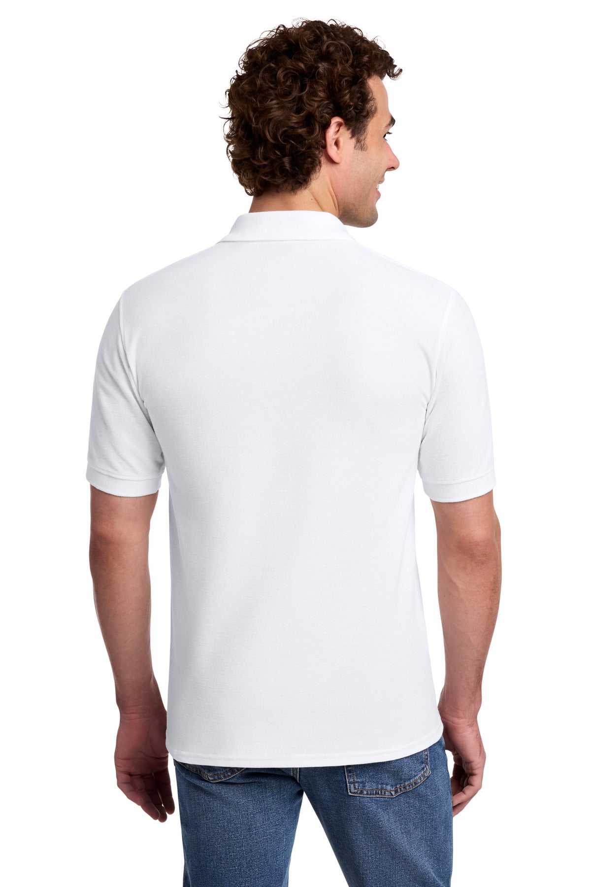 White Port & Co Core Blend Pique Polo. KP155