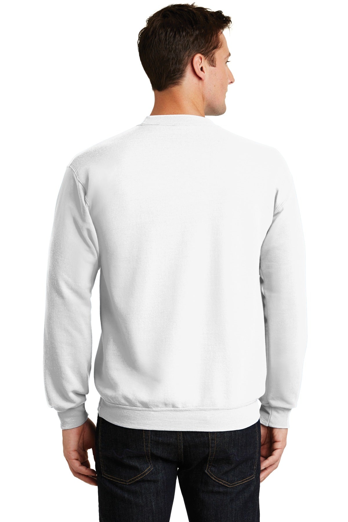 White Port & Co Core Fleece Crewneck Sweatshirt. PC78