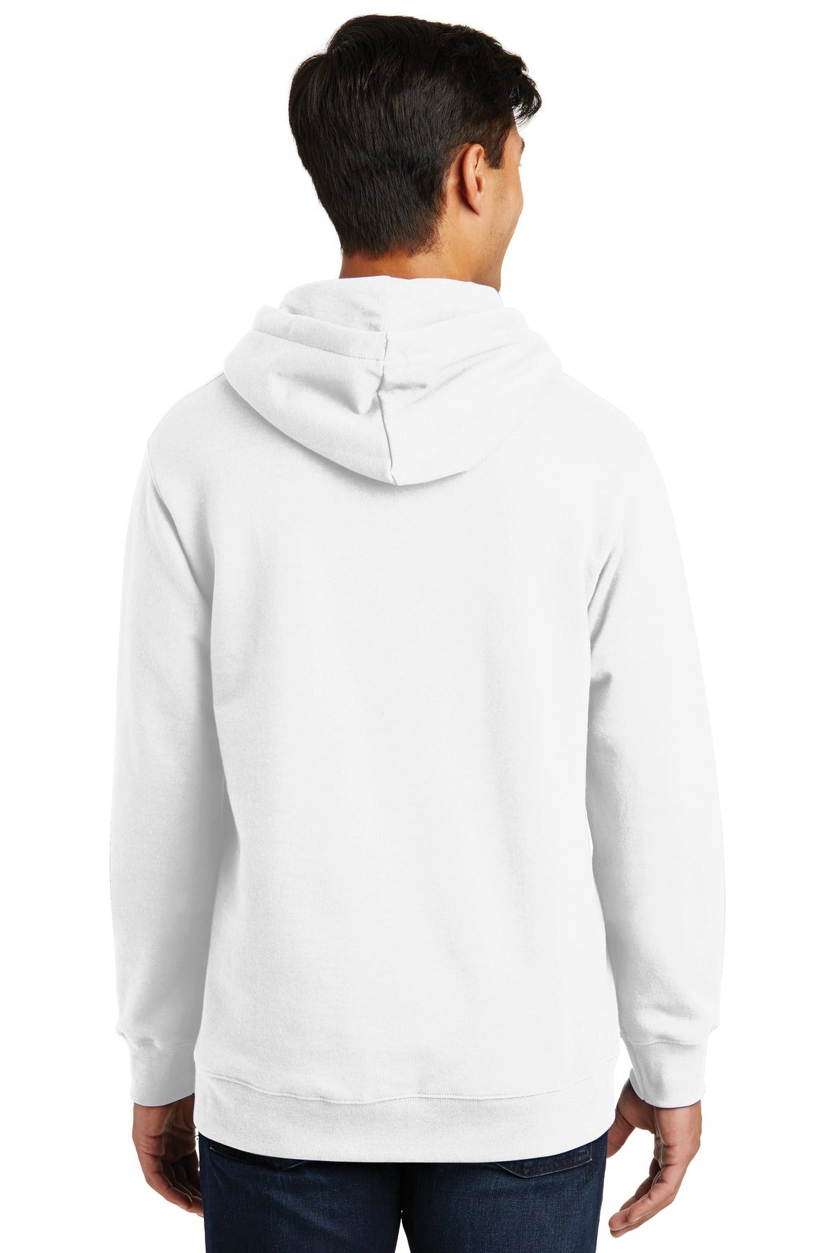 White Port & Co Fan Favorite Fleece Pullover Hooded Sweatshirt. PC850H
