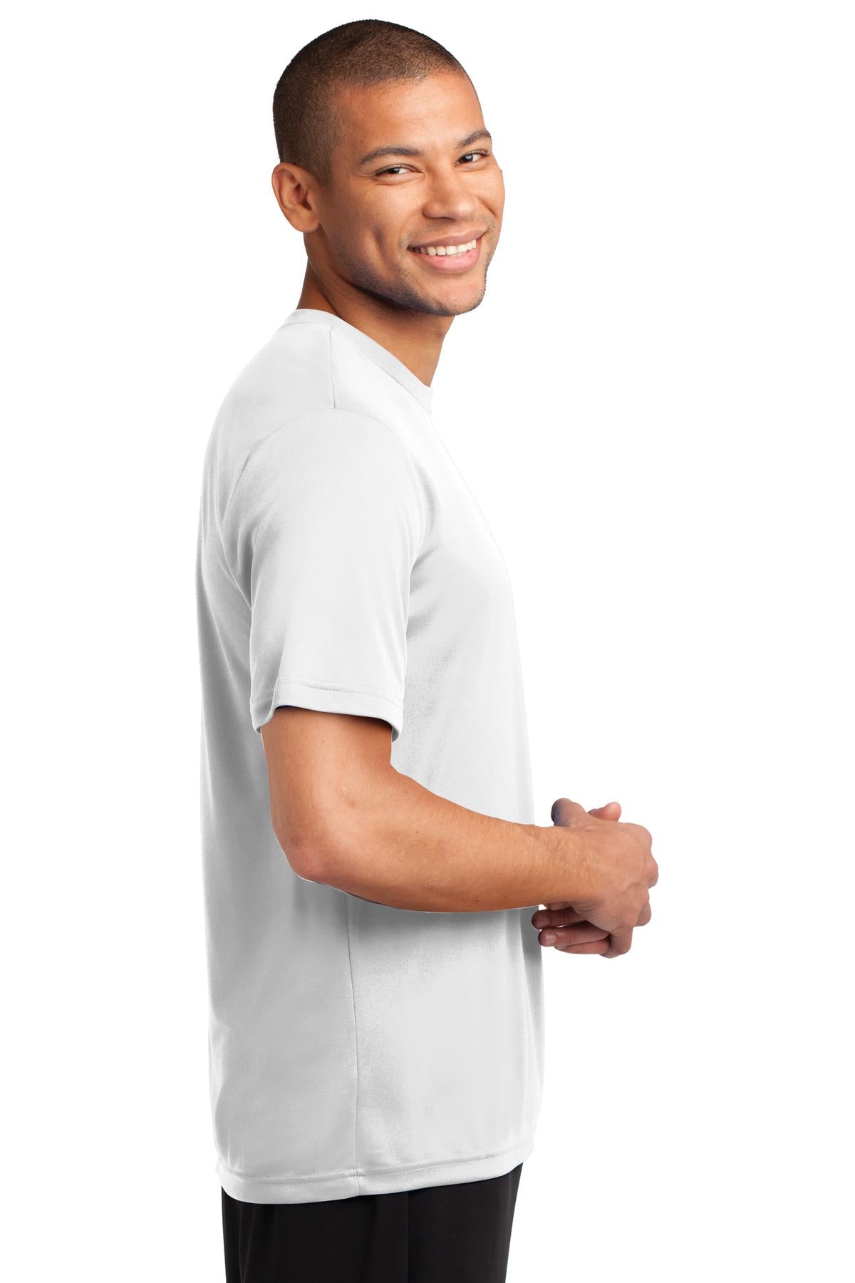 White Port & Co Performance Tee. PC380