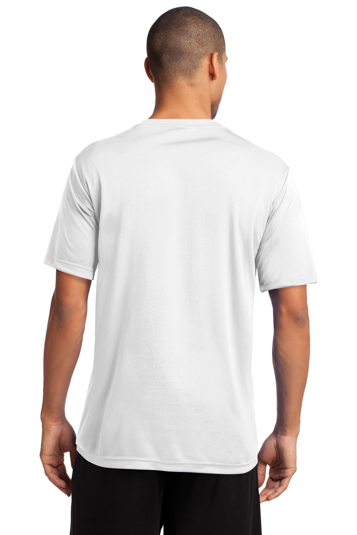 White Port & Co Performance Tee. PC380