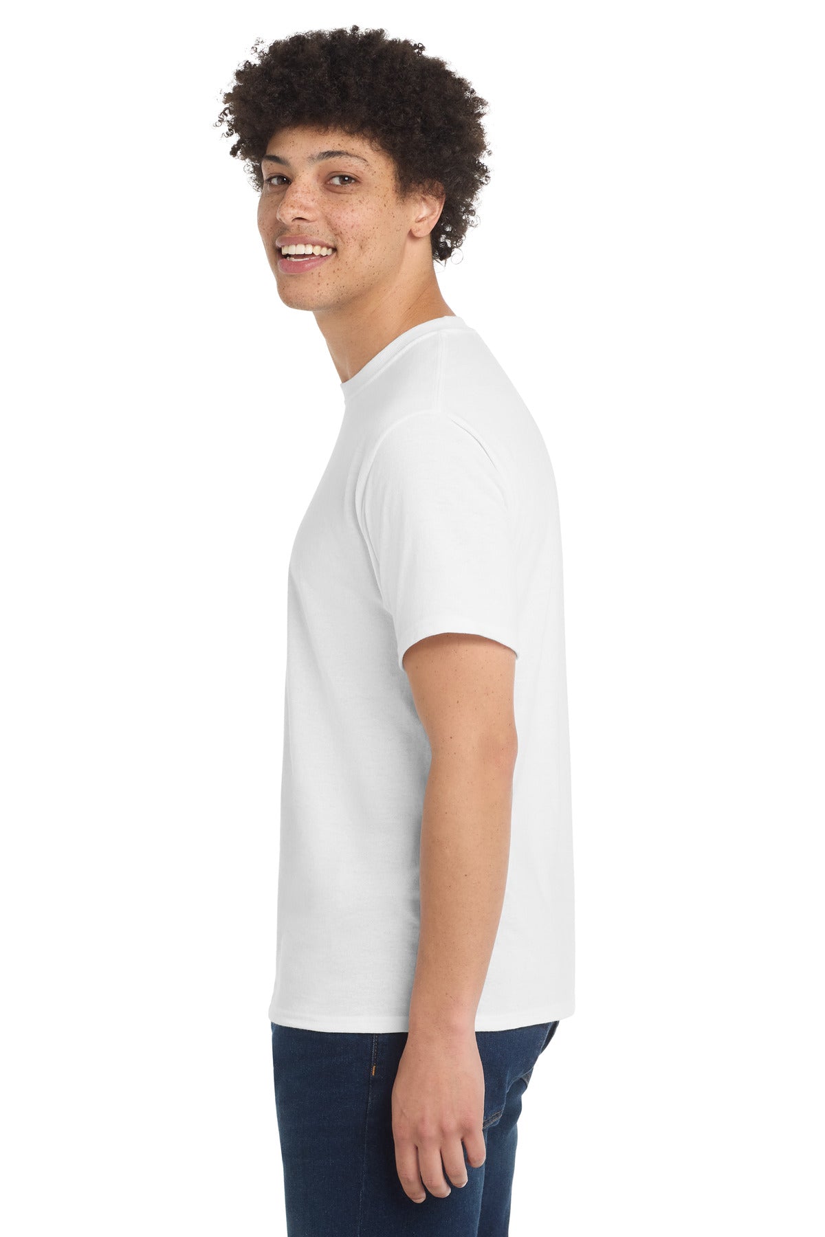 White Port & Co Tall Core Blend Tee. PC55T
