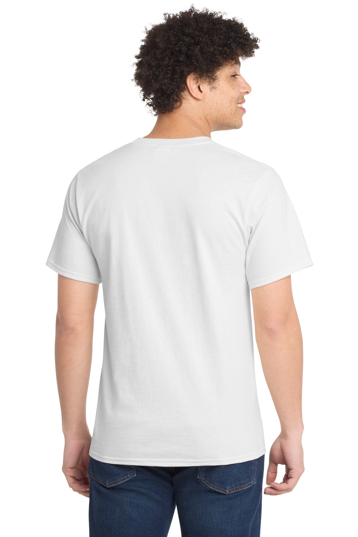 White Port & Co Tall Essential Tee. PC61T