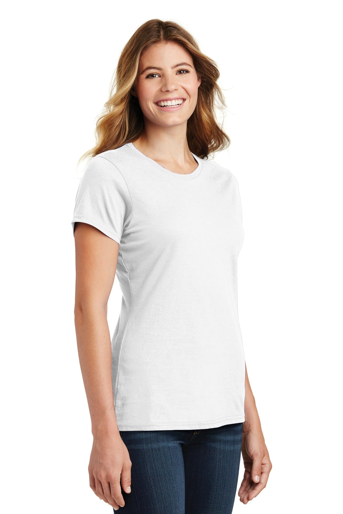 White Port & Co Women's Fan Favorite Tee. LPC450