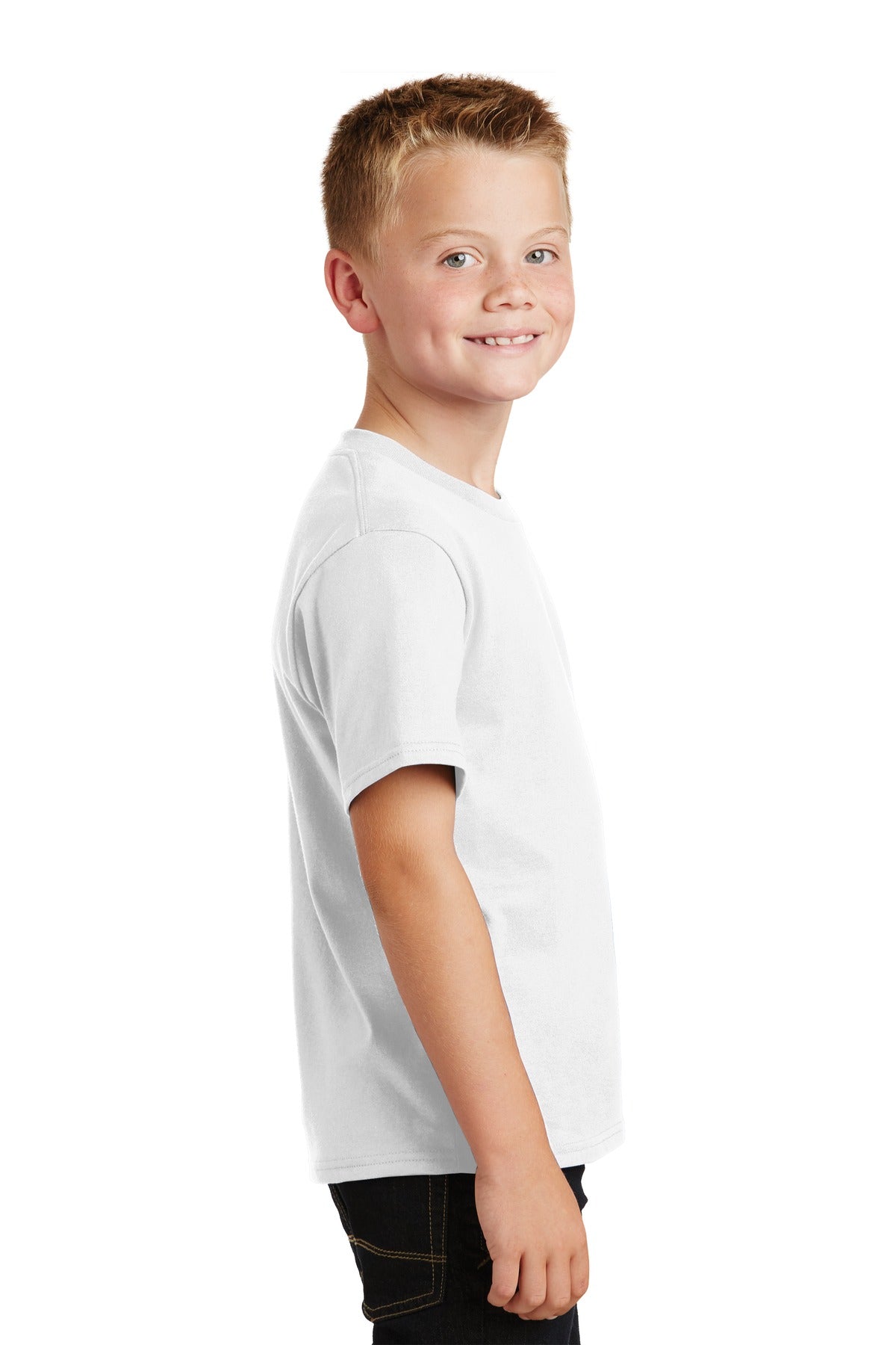 White Port & Co Youth Fan Favorite Tee. PC450Y
