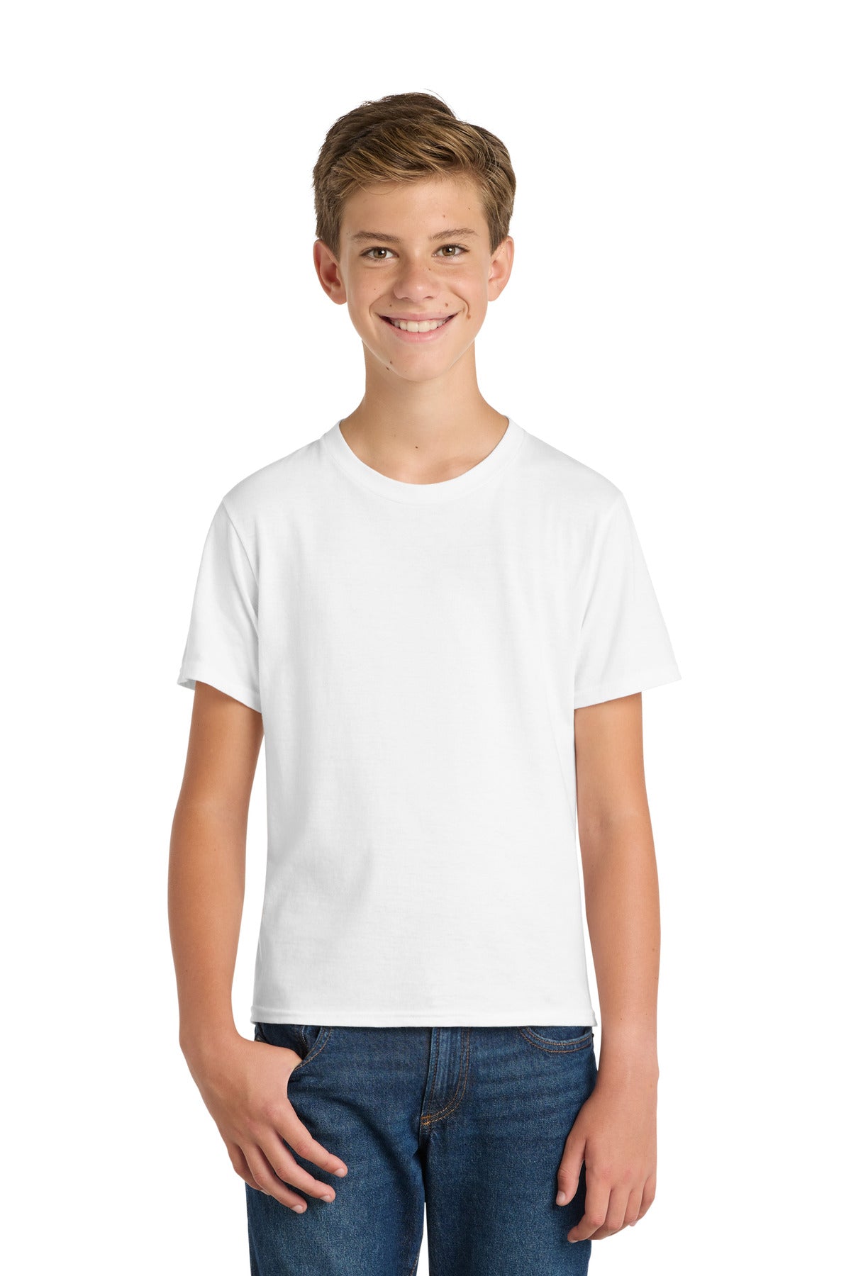 White Port & Co Youth Fan Favorite Tee. PC450Y
