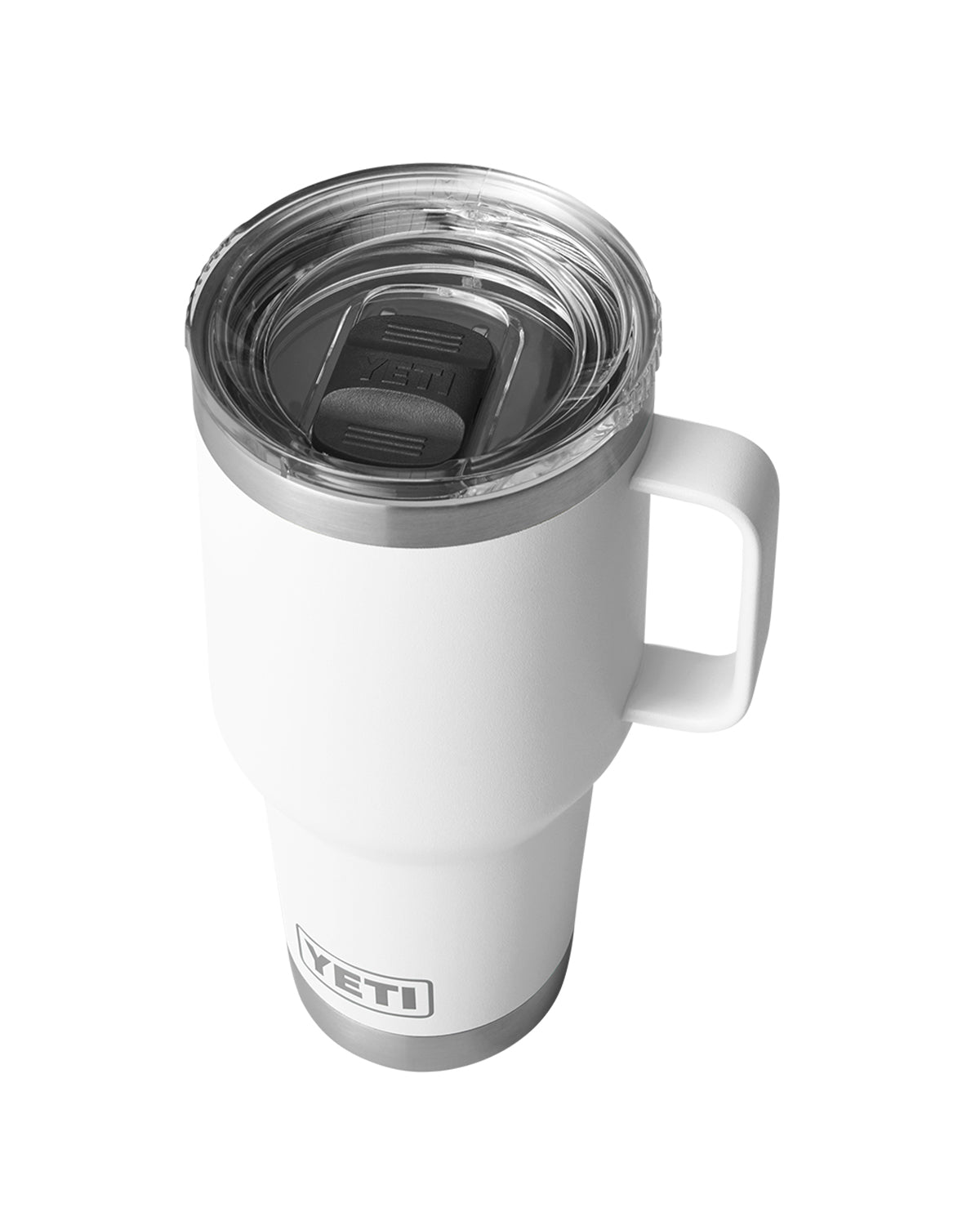 White Rambler® 30 oz Travel Mug with StrongHold™ Lid plain