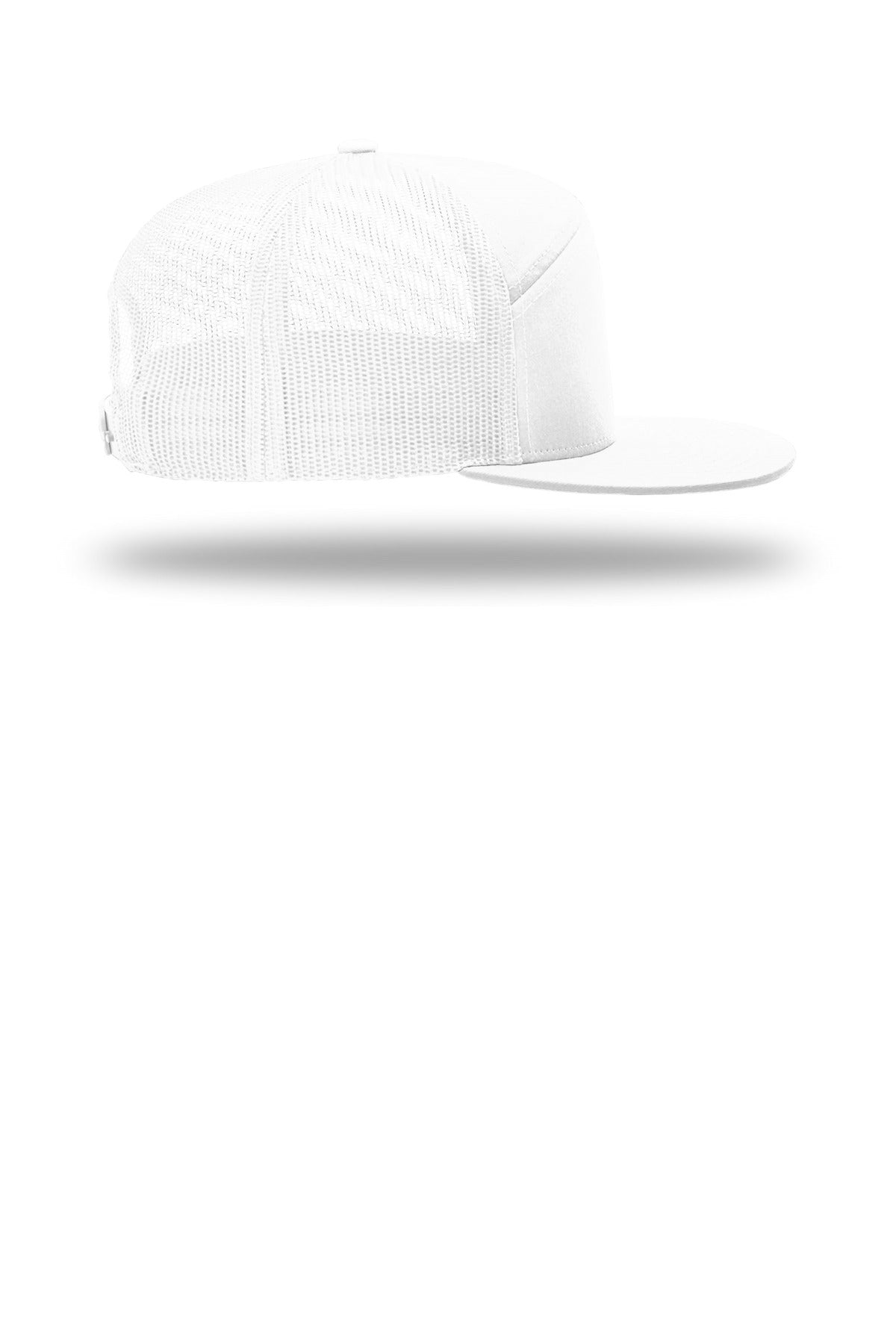 White Richardson 7-Panel Trucker 168