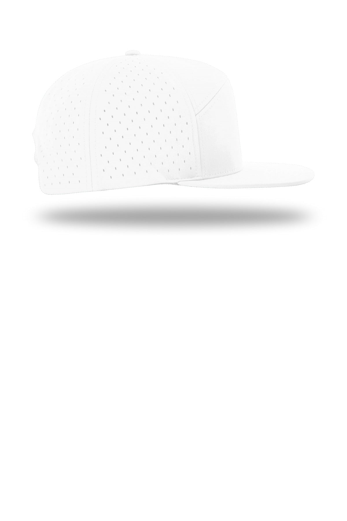 White Richardson Cannon 7-Panel Flatbill 169