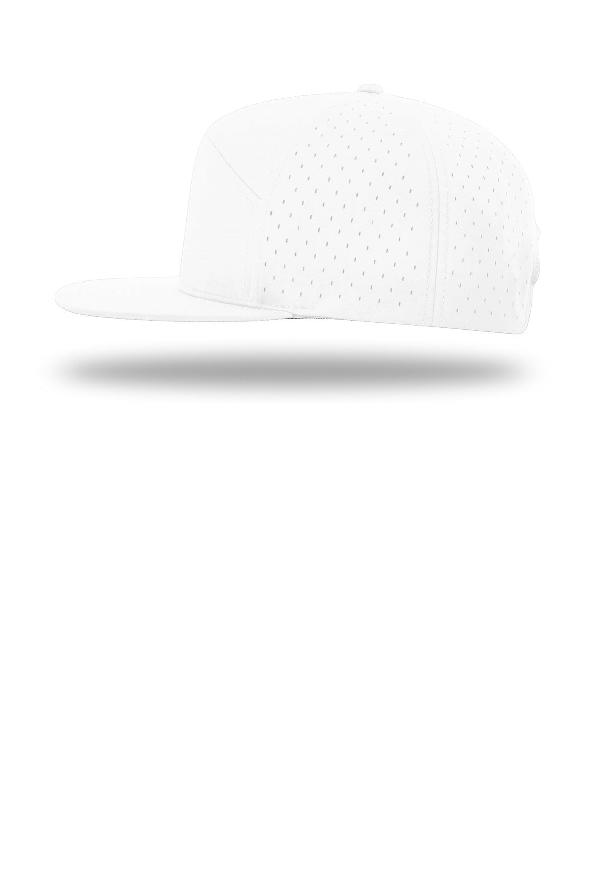 White Richardson Cannon 7-Panel Flatbill 169