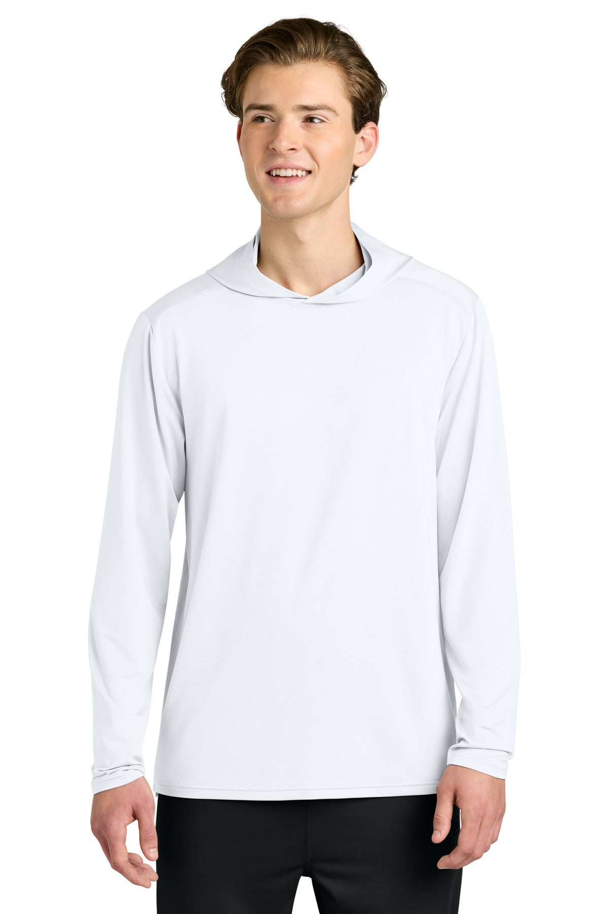 White Richardson Clutch Long Sleeve Hoodie RA7110LSH