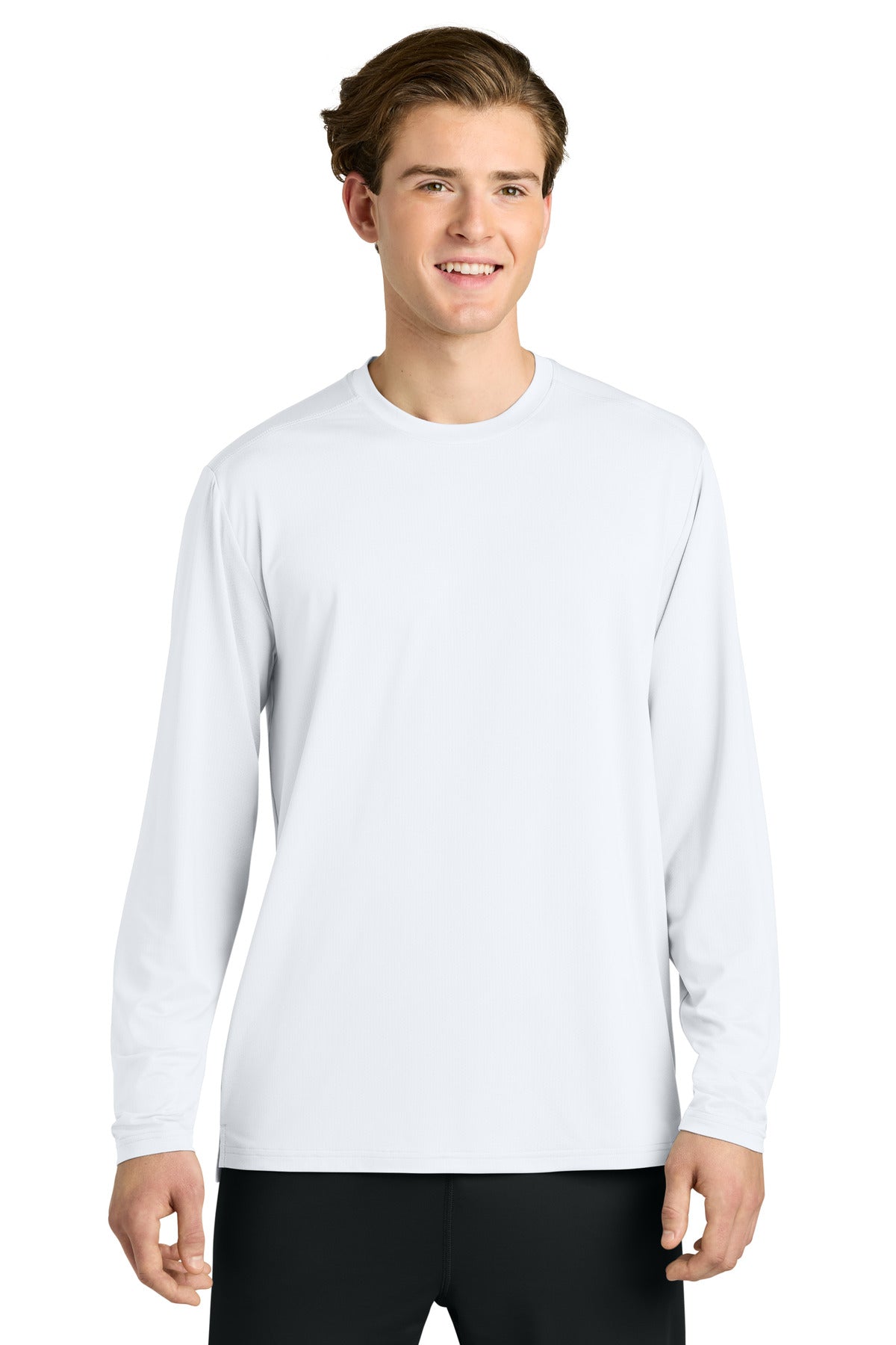 White Richardson Clutch Long Sleeve Tee RA7110LS