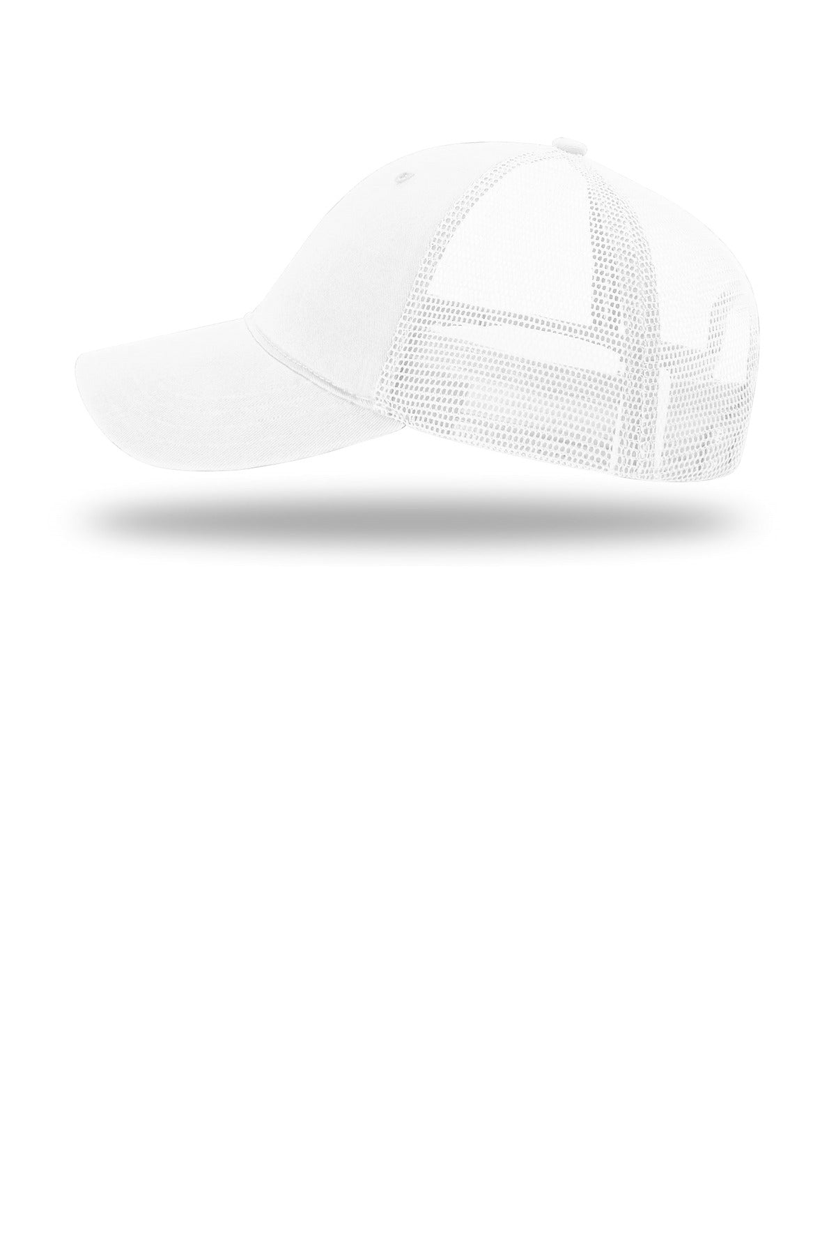 White Richardson Garment Washed Trucker 111
