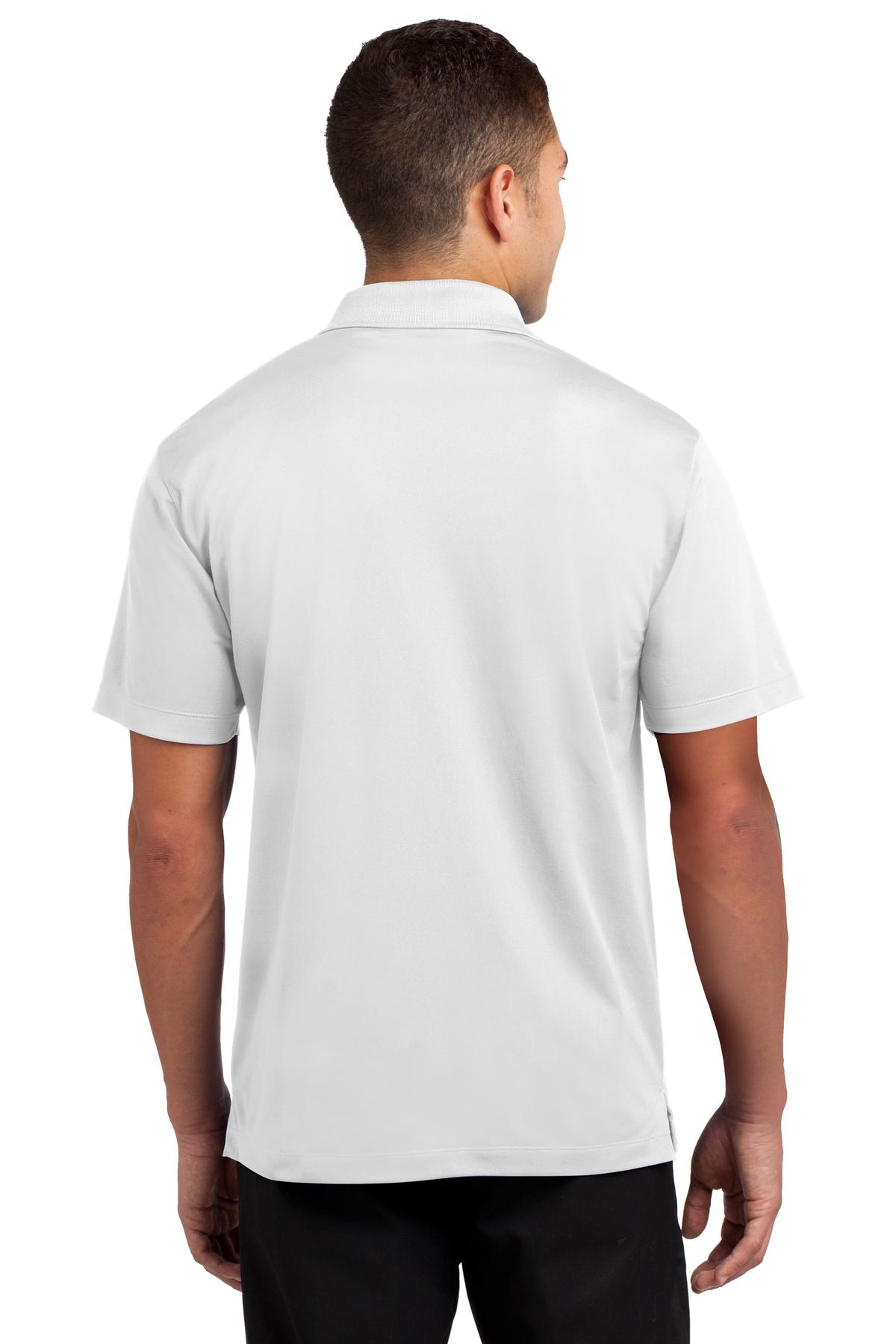 White Sport-Tek Micropique Sport-Wick Polo. ST650