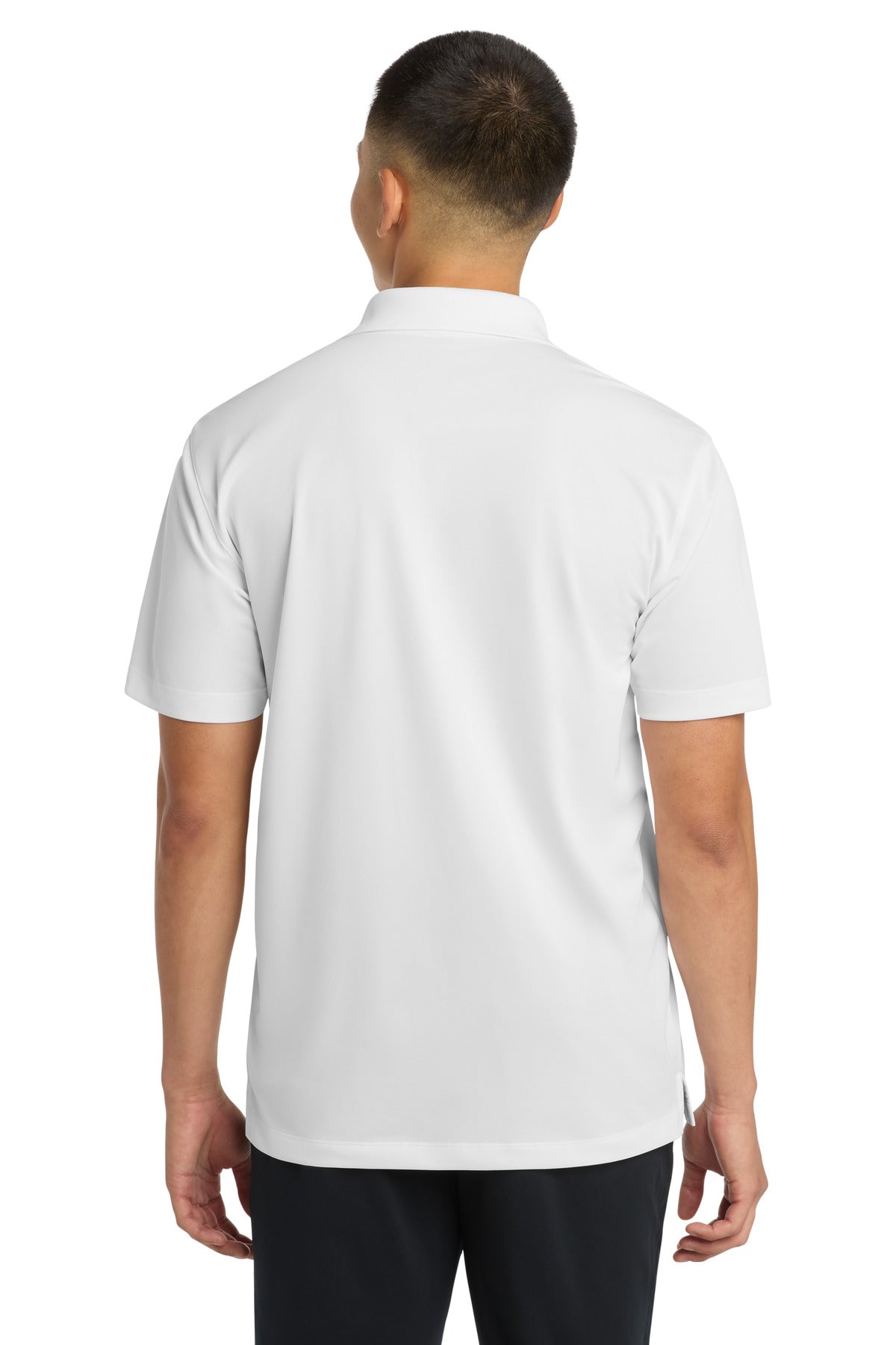 White Sport-Tek Micropique Sport-Wick Polo. ST650