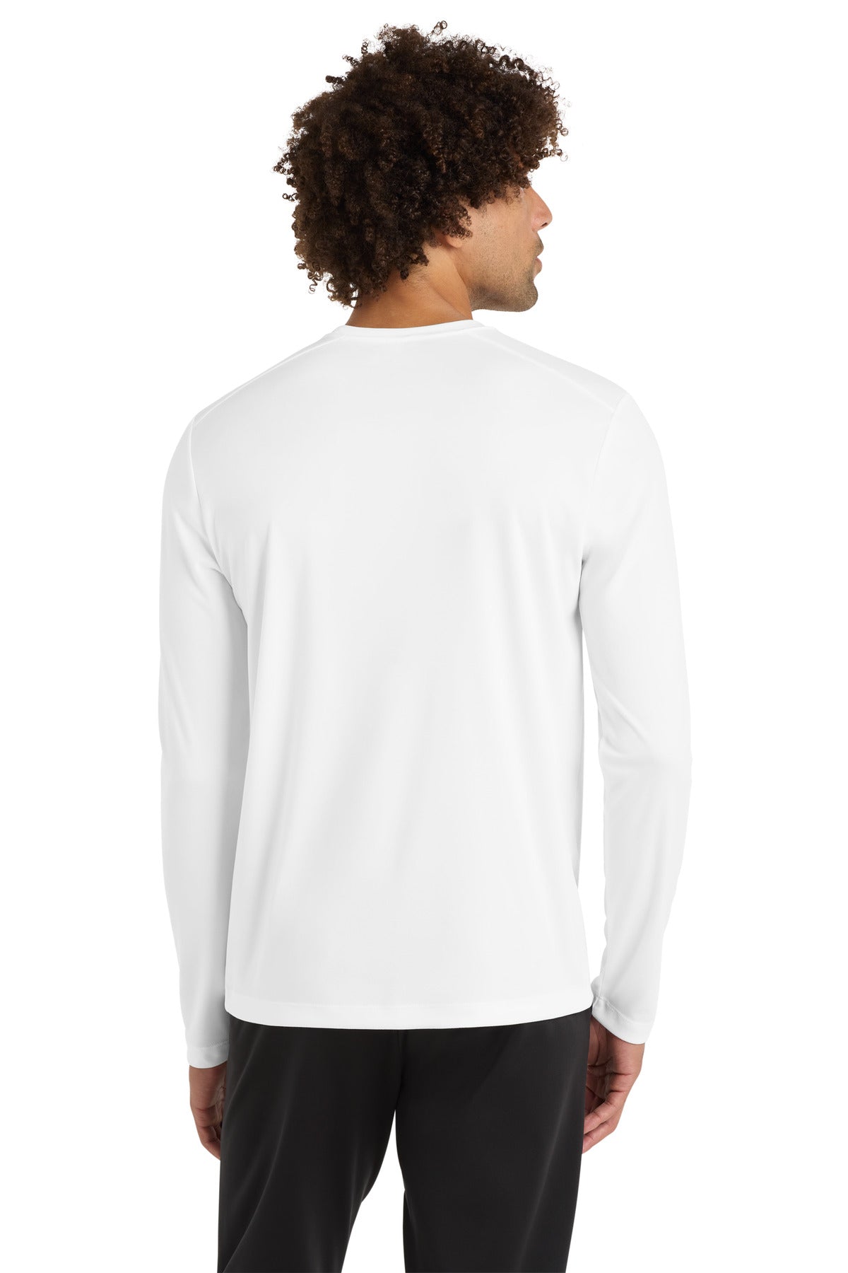 White Sport-Tek Posi-UV Pro Long Sleeve Tee. ST420LS