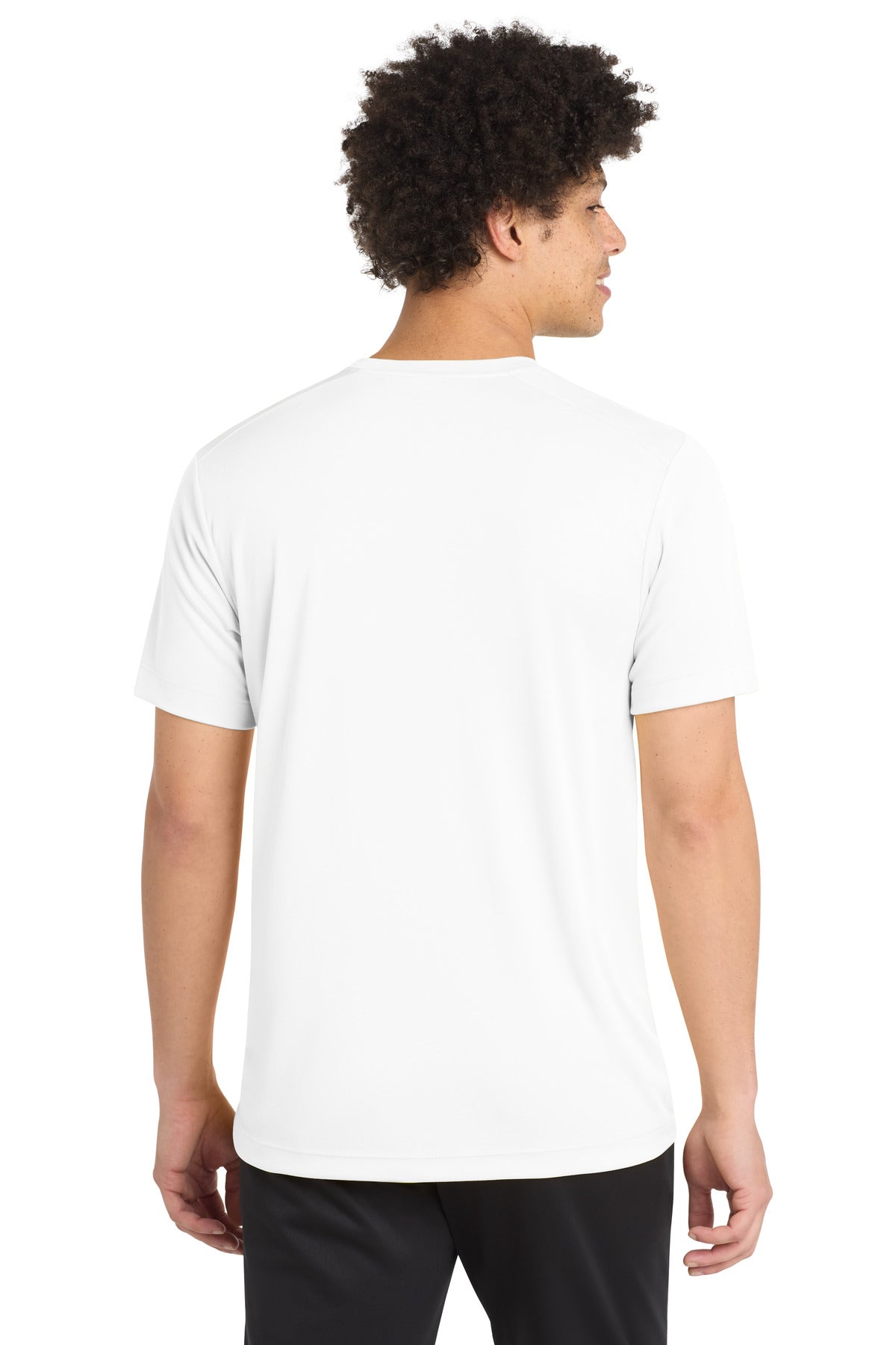 White Sport-Tek Posi-UV Pro Tee. ST420