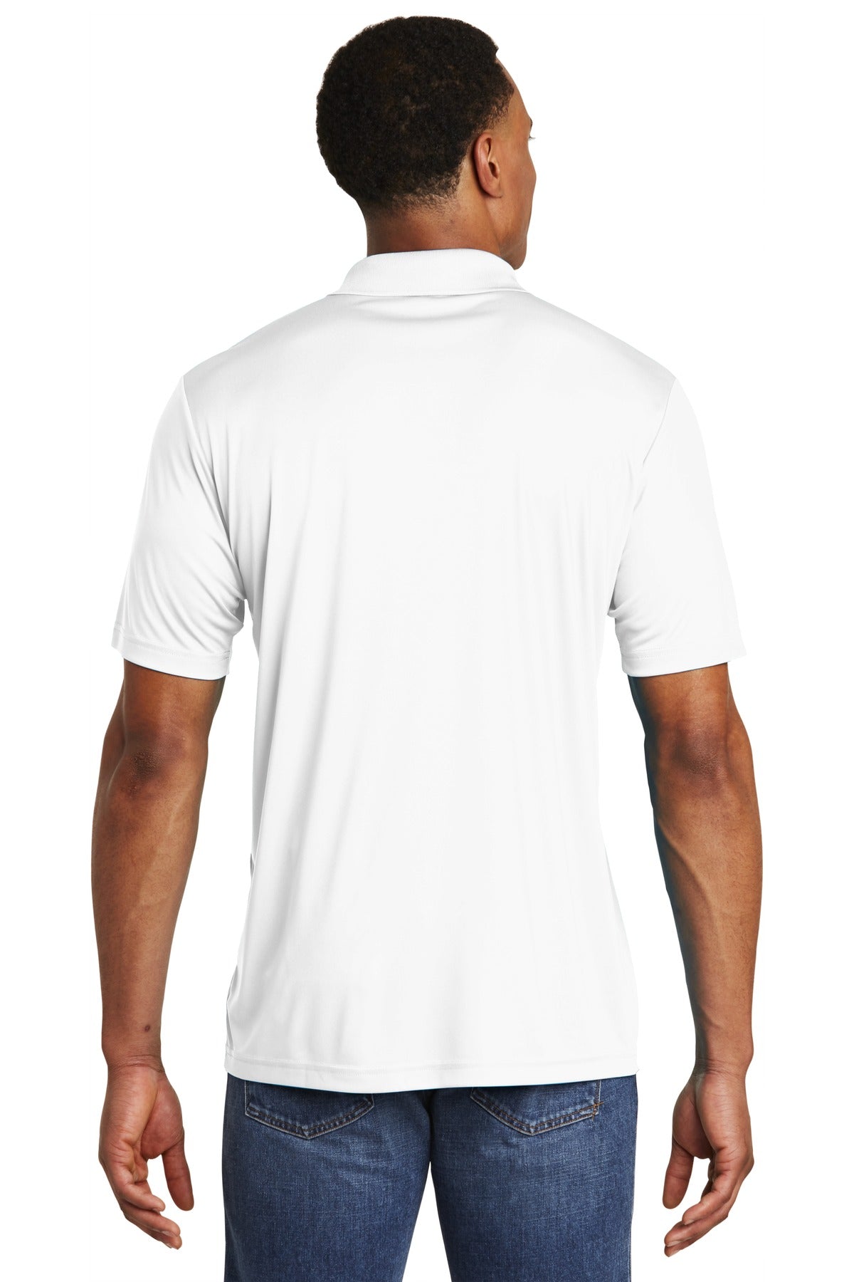 White Sport-Tek PosiCharge Competitor Polo. ST550