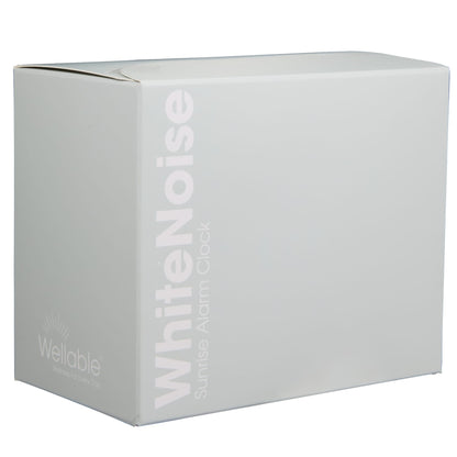 White Wellable™ White Noise Sunrise Alarm Clock