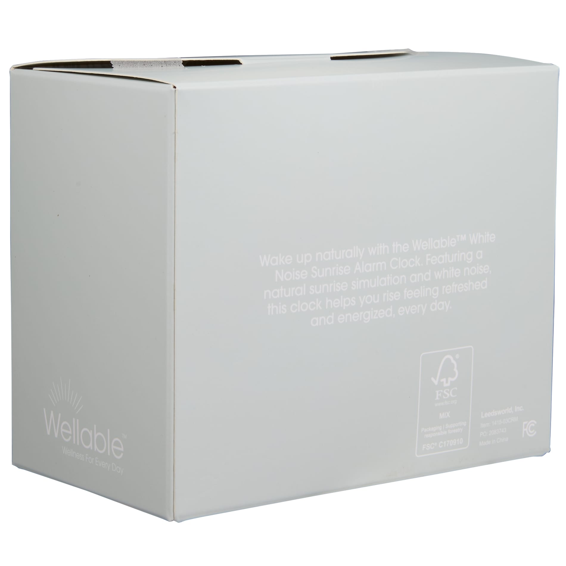 White Wellable™ White Noise Sunrise Alarm Clock
