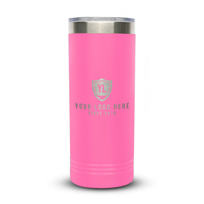 Wholesale Customized 22oz Stainless Steel Skinny Tumbler - Etchified-Etchified-WH_LTM7005