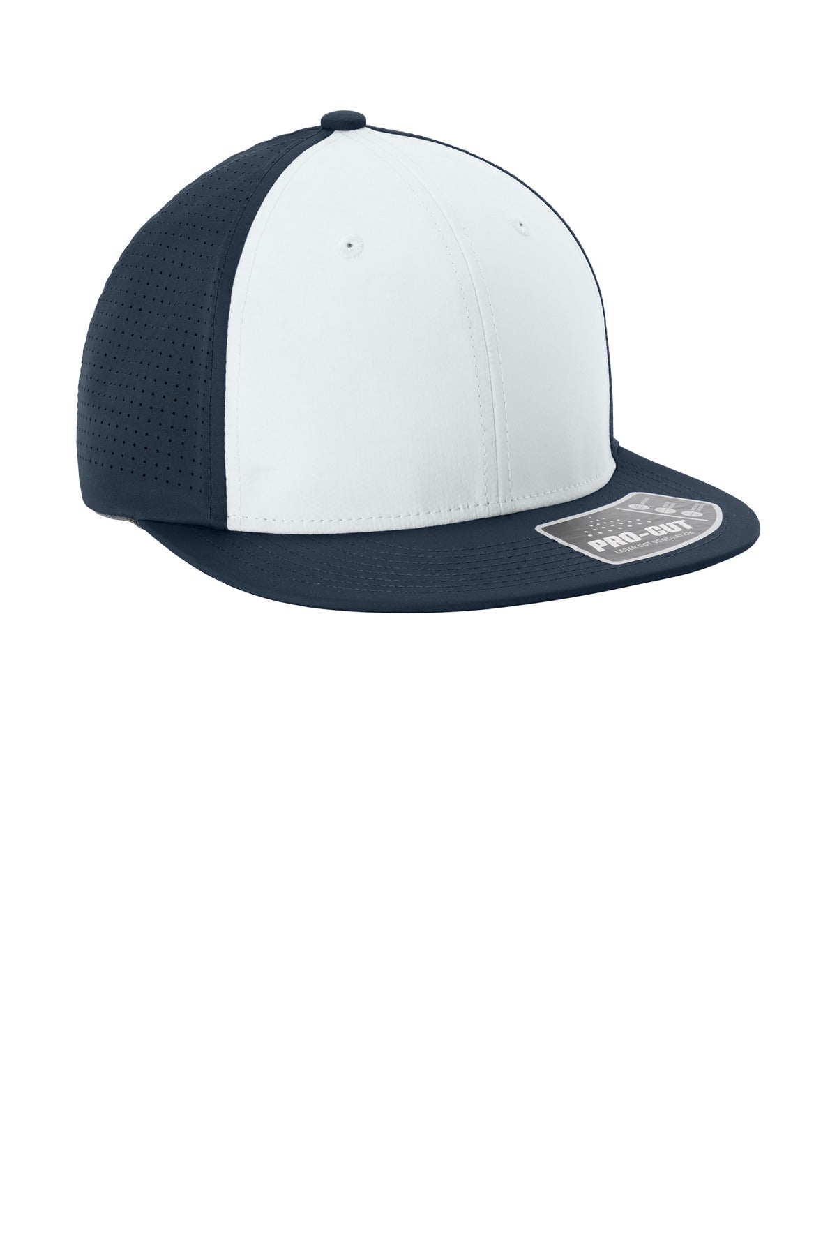 Wh/TNv/TNv Sport-Tek Pro-Cut Stretch-Tek Cap STC64