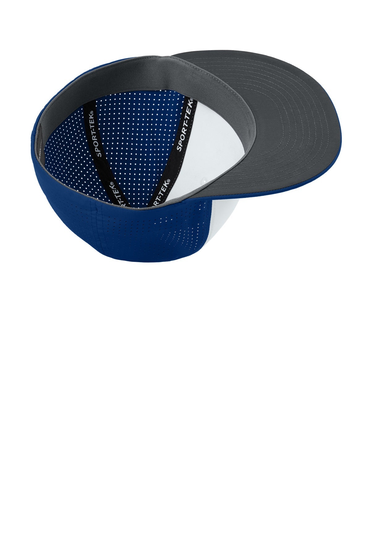 Wh/TRy/TRy Sport-Tek Pro-Cut Stretch-Tek Cap STC64