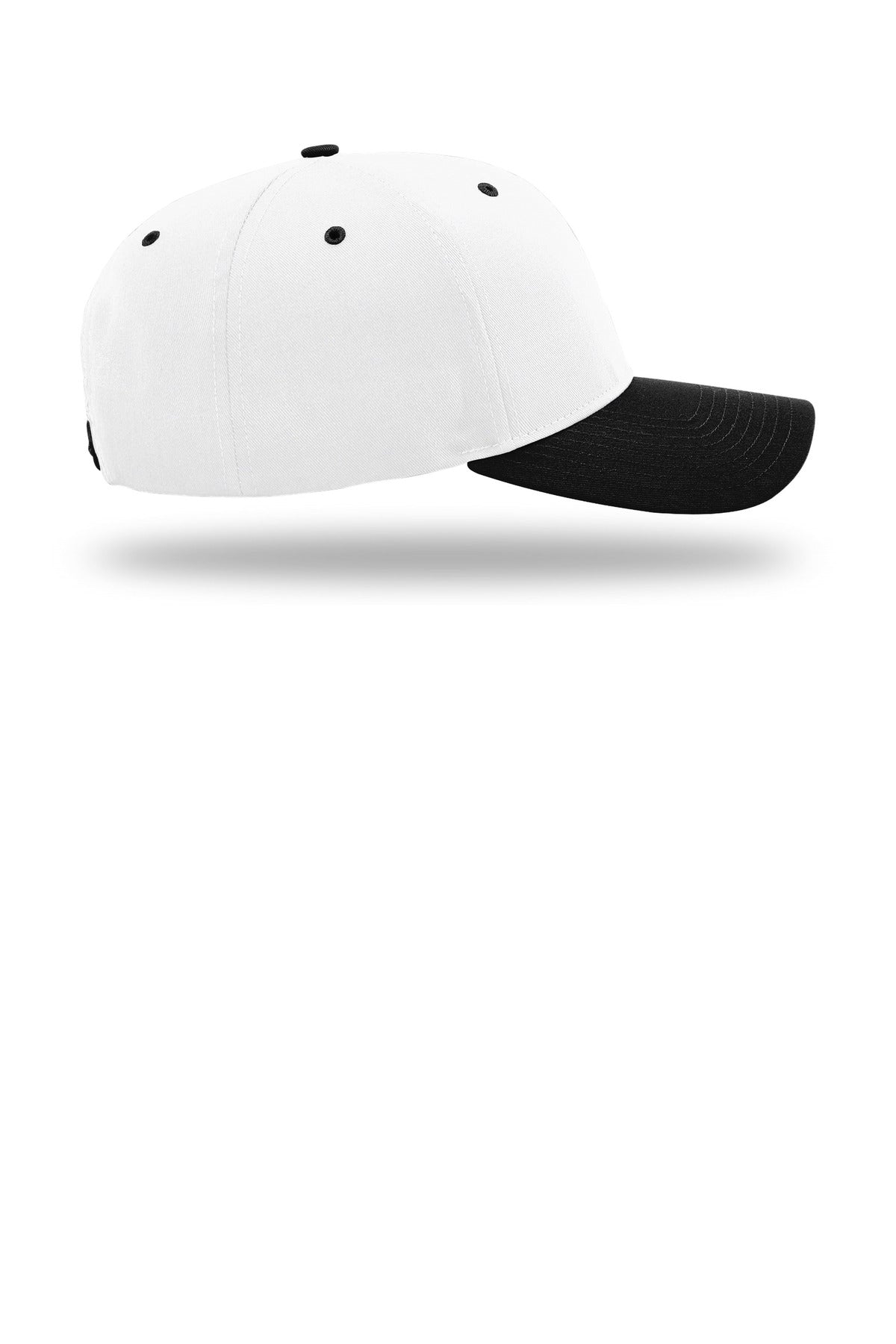 Wht/Wht/Bk Richardson Pro Twill Snapback 212