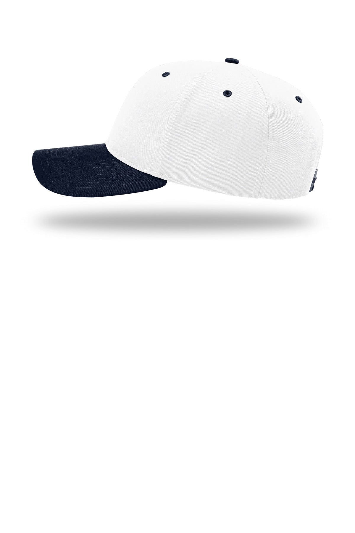 Wht/Wht/Nv Richardson Pro Twill Snapback 212
