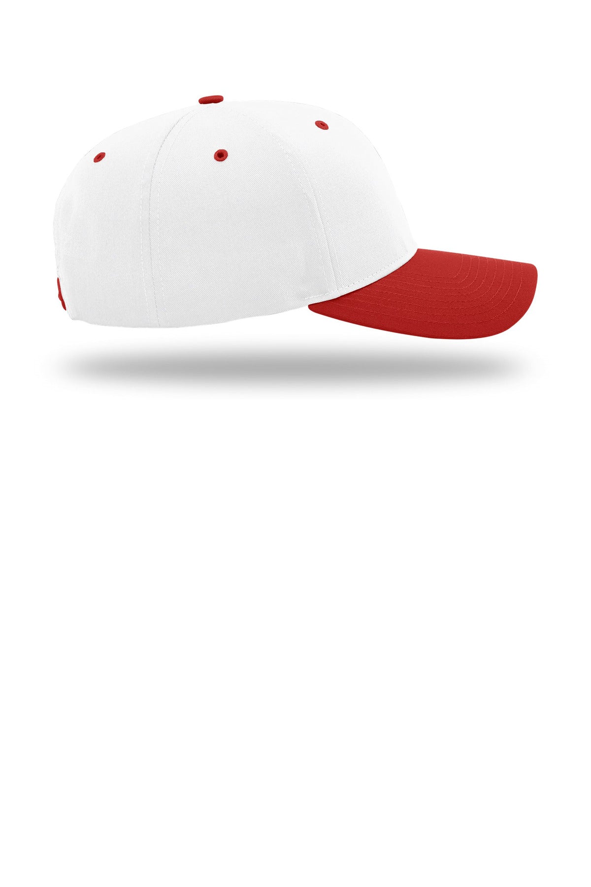 Wht/Wht/Rd Richardson Pro Twill Snapback 212
