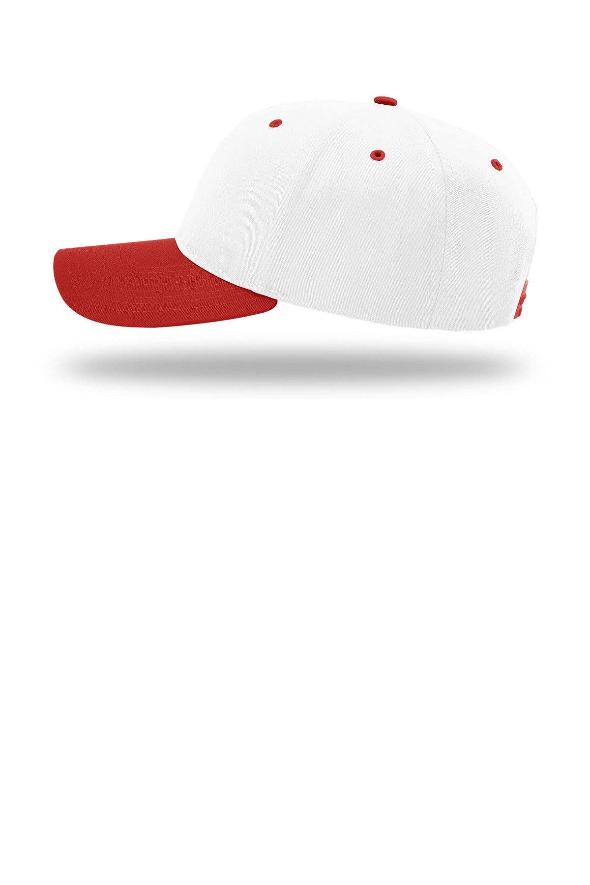 Wht/Wht/Rd Richardson Pro Twill Snapback 212