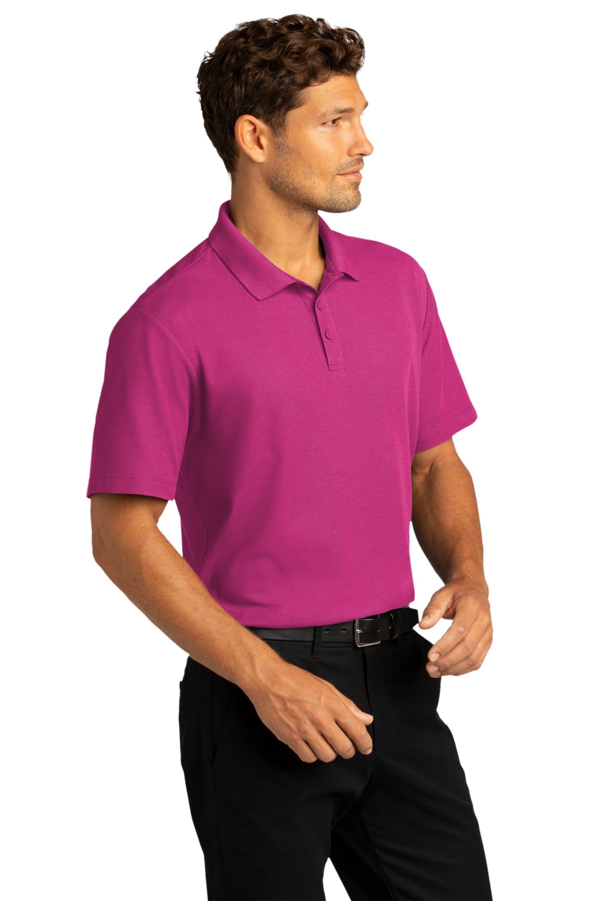 WildBerry Port Authority SuperPro React Polo. K810