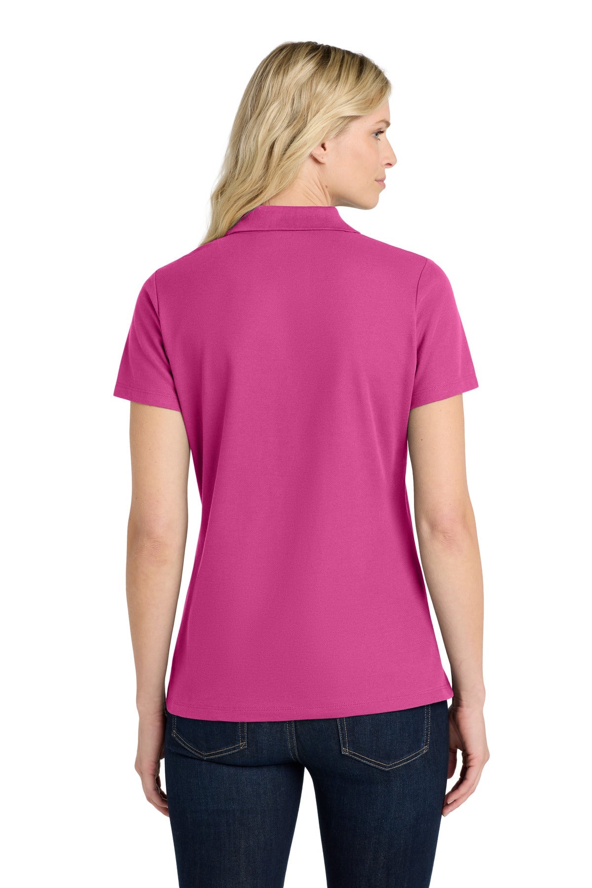 WildBerry Port Authority Women's SuperPro React Polo. LK810