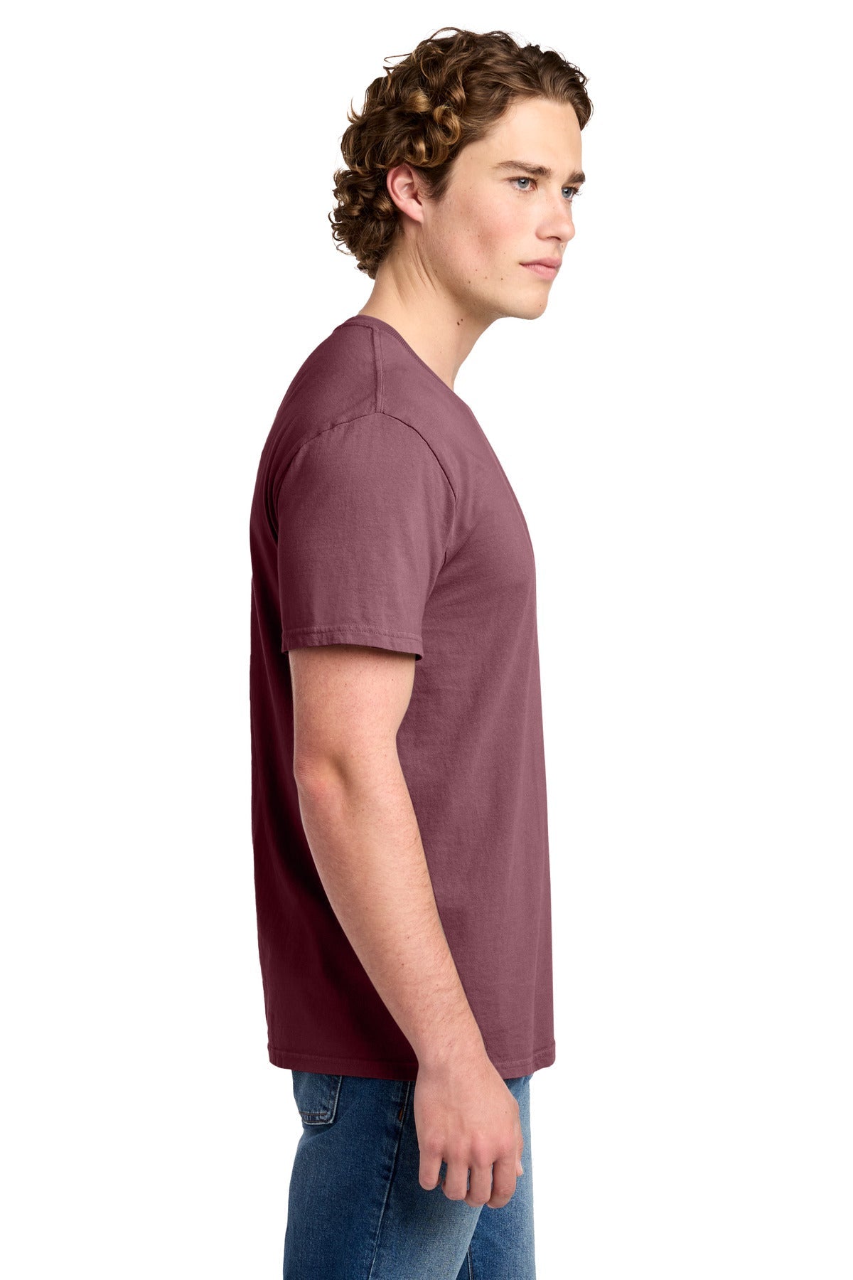 Wineberry Port & Co Beach Wash Garment-Dyed Tee. PC099