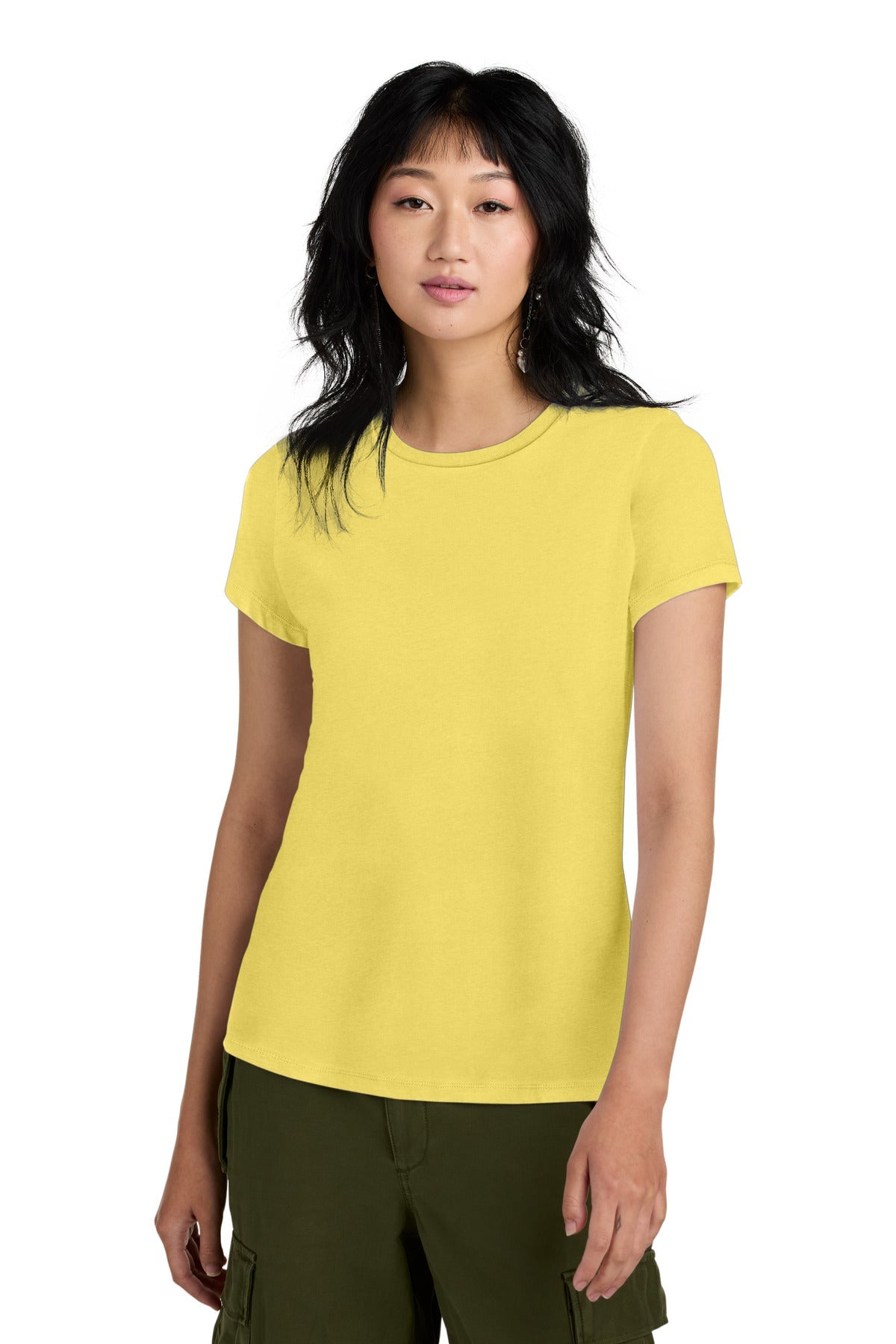 Yellow District Women's Perfect Weight Tee. DM104L