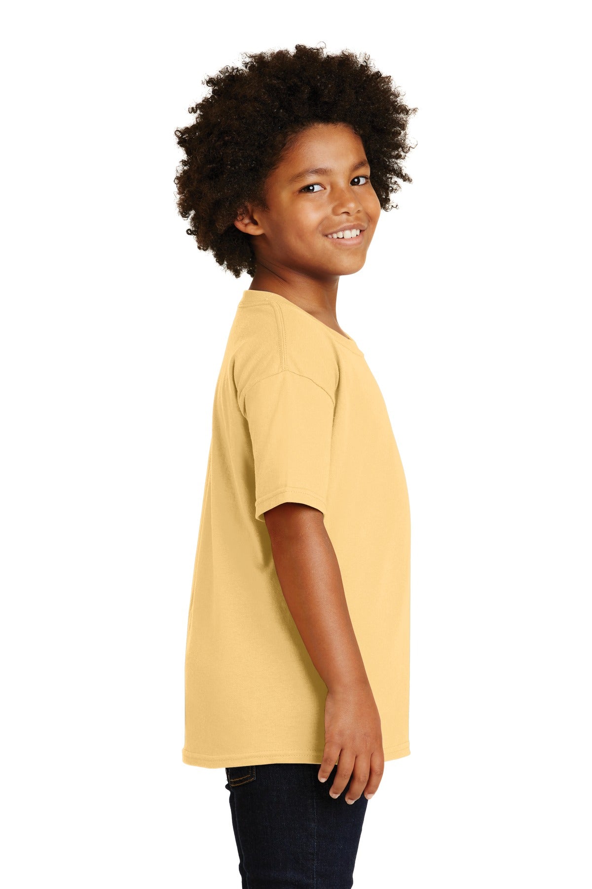 Yellow Haze Gildan - Youth Heavy Cotton 100% Cotton T-Shirt. 5000B