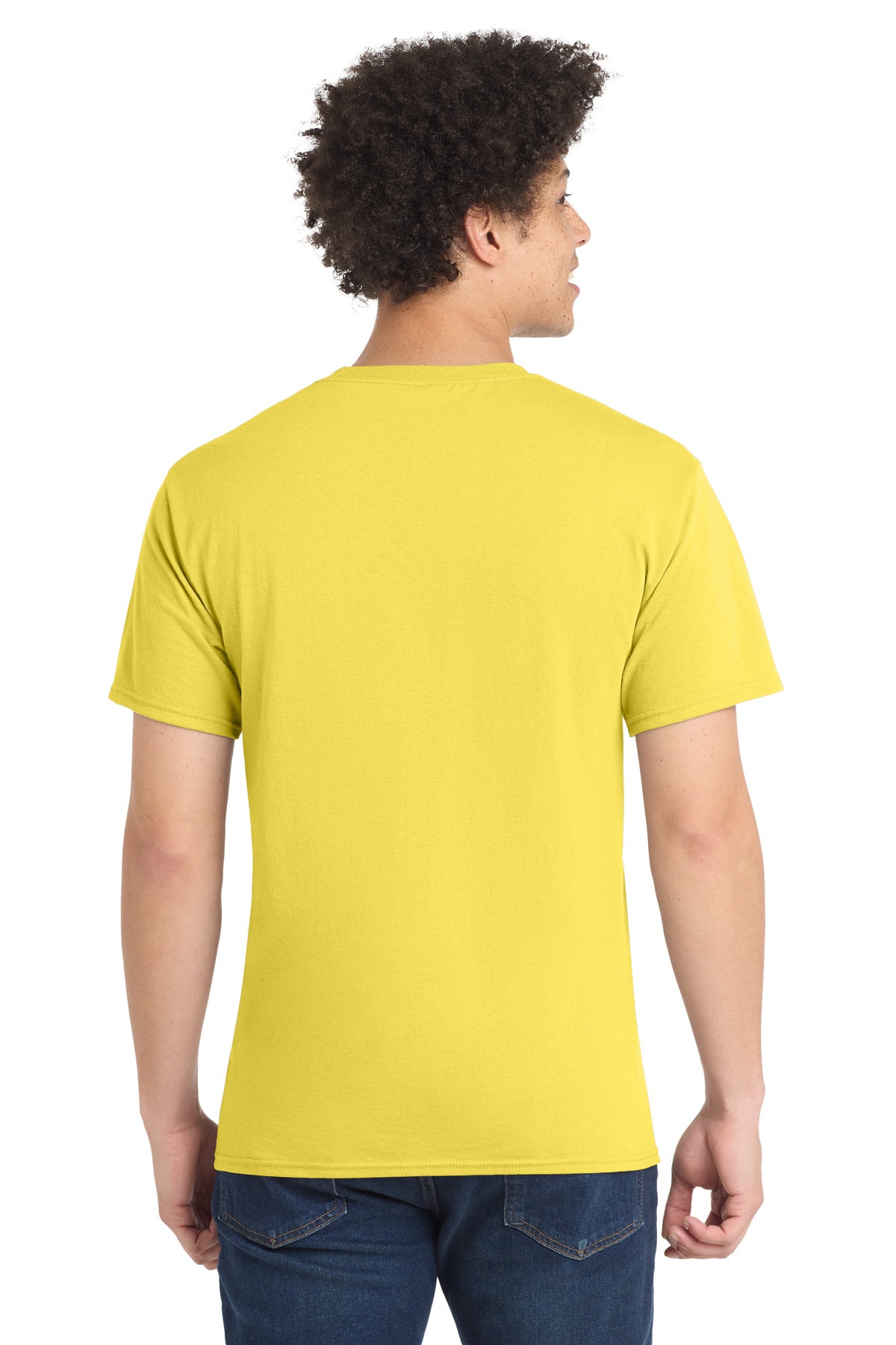 Yellow Port & Co Tall Core Blend Tee. PC55T